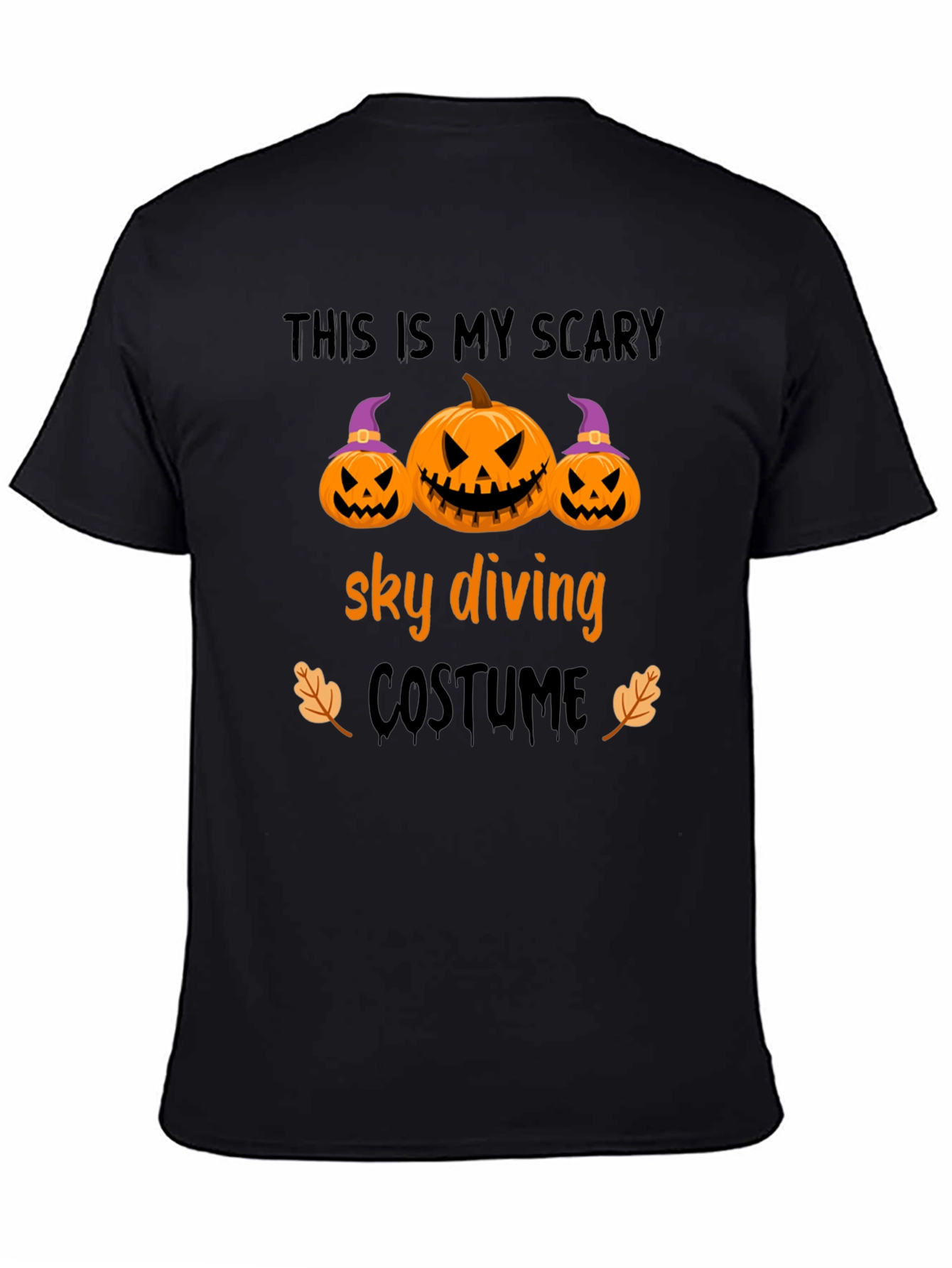 Scary Skydiving Costume Halloween T-Shirt