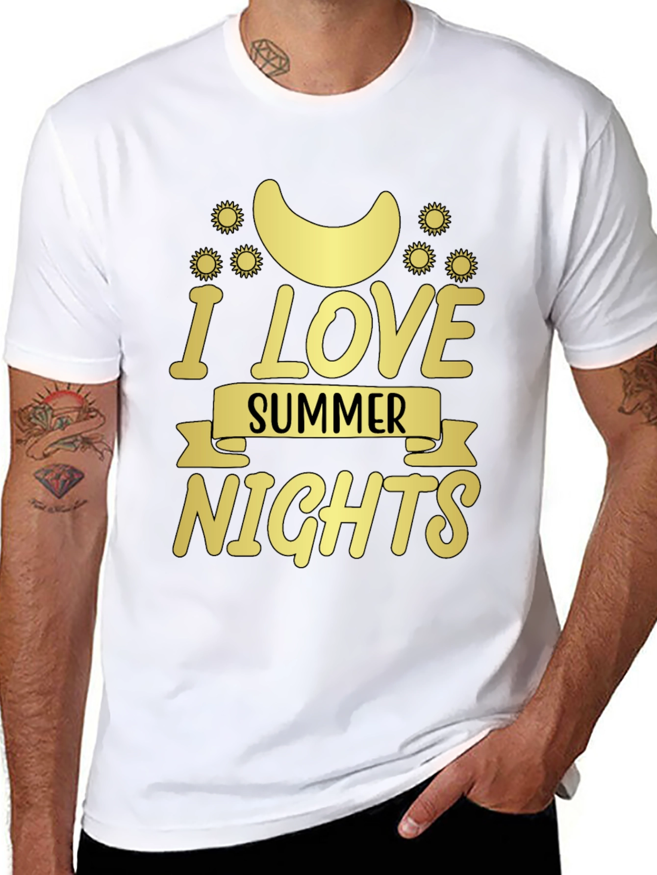 I Love Summer Nights T-Shirt