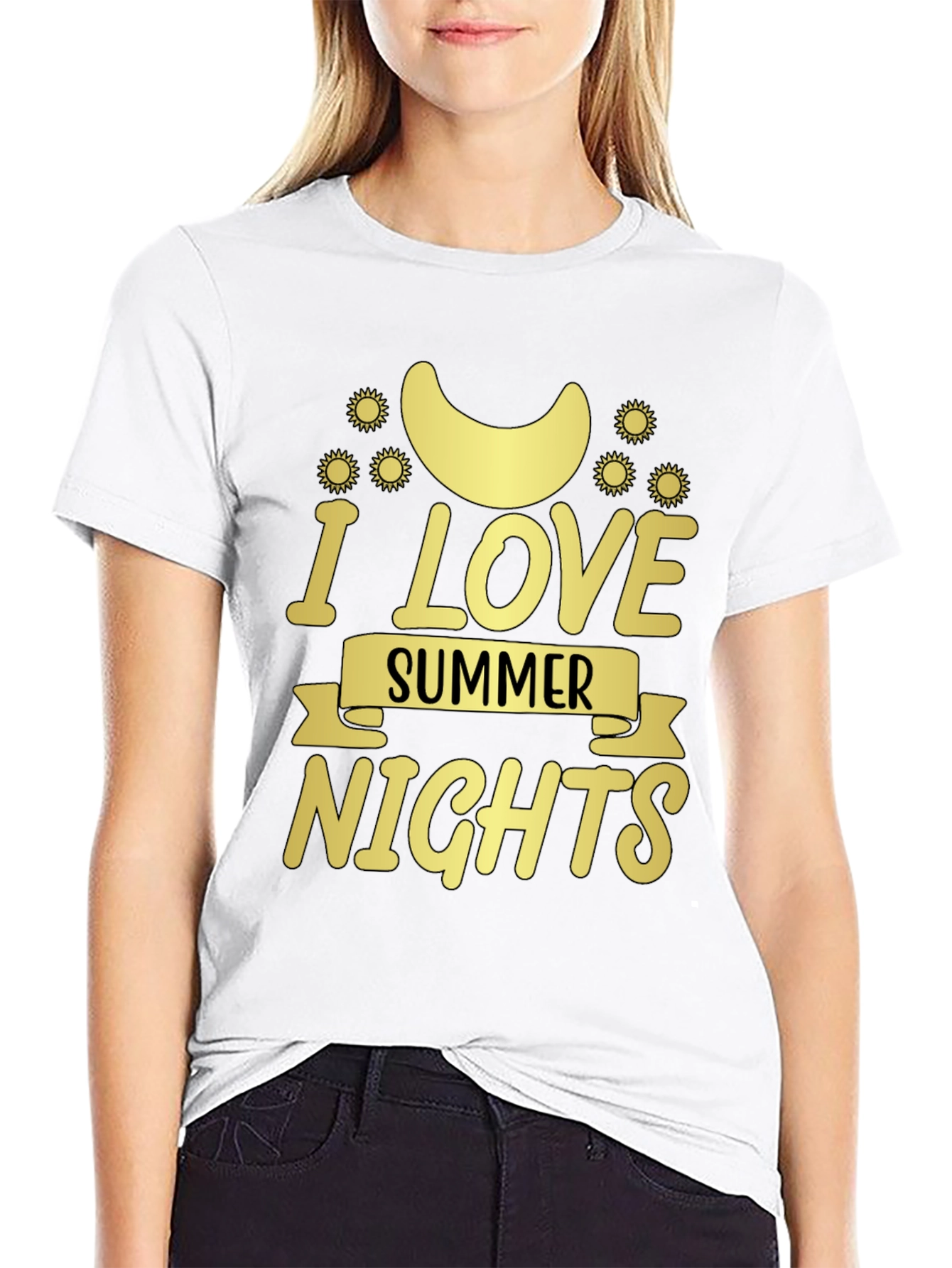 I Love Summer Nights T-Shirt