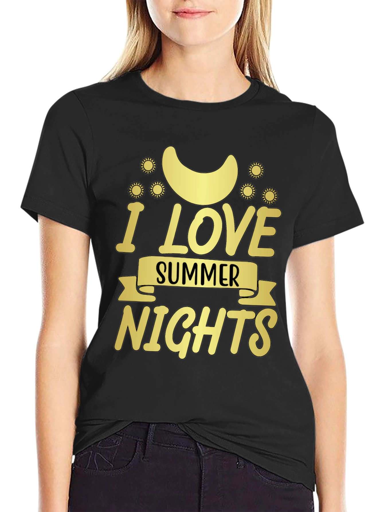I Love Summer Nights T-Shirt