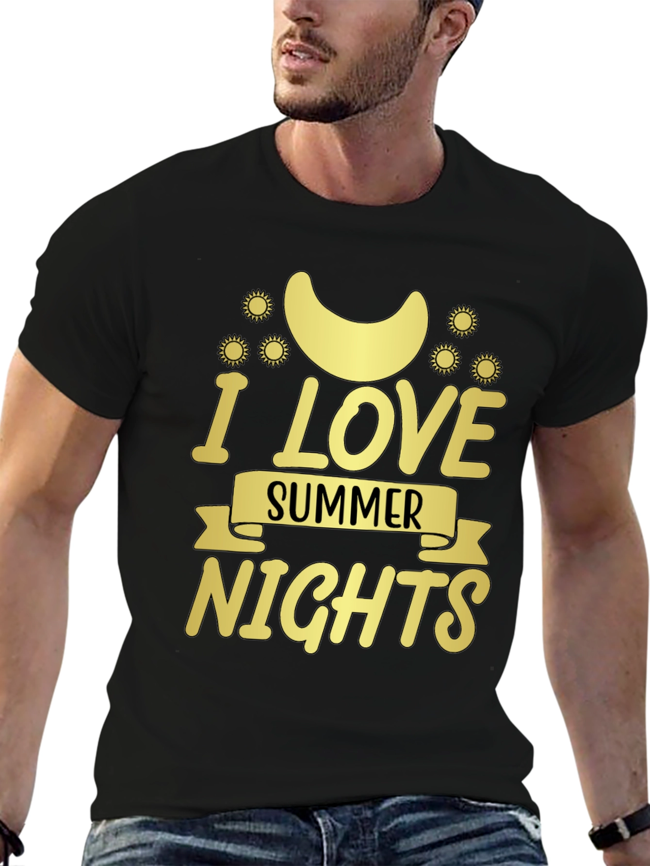 I Love Summer Nights T-Shirt