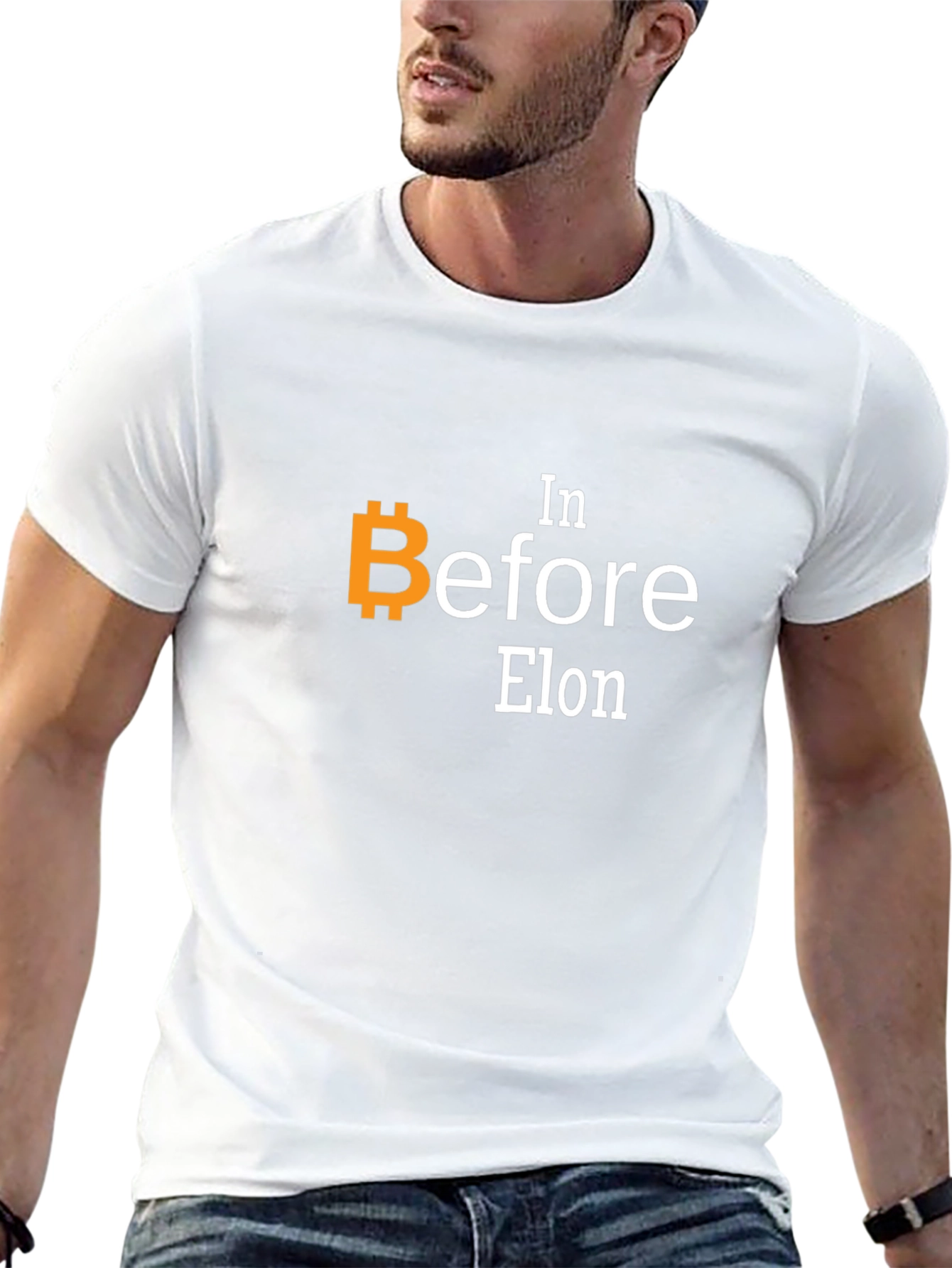 Bitcoin In Before Elon T-Shirt