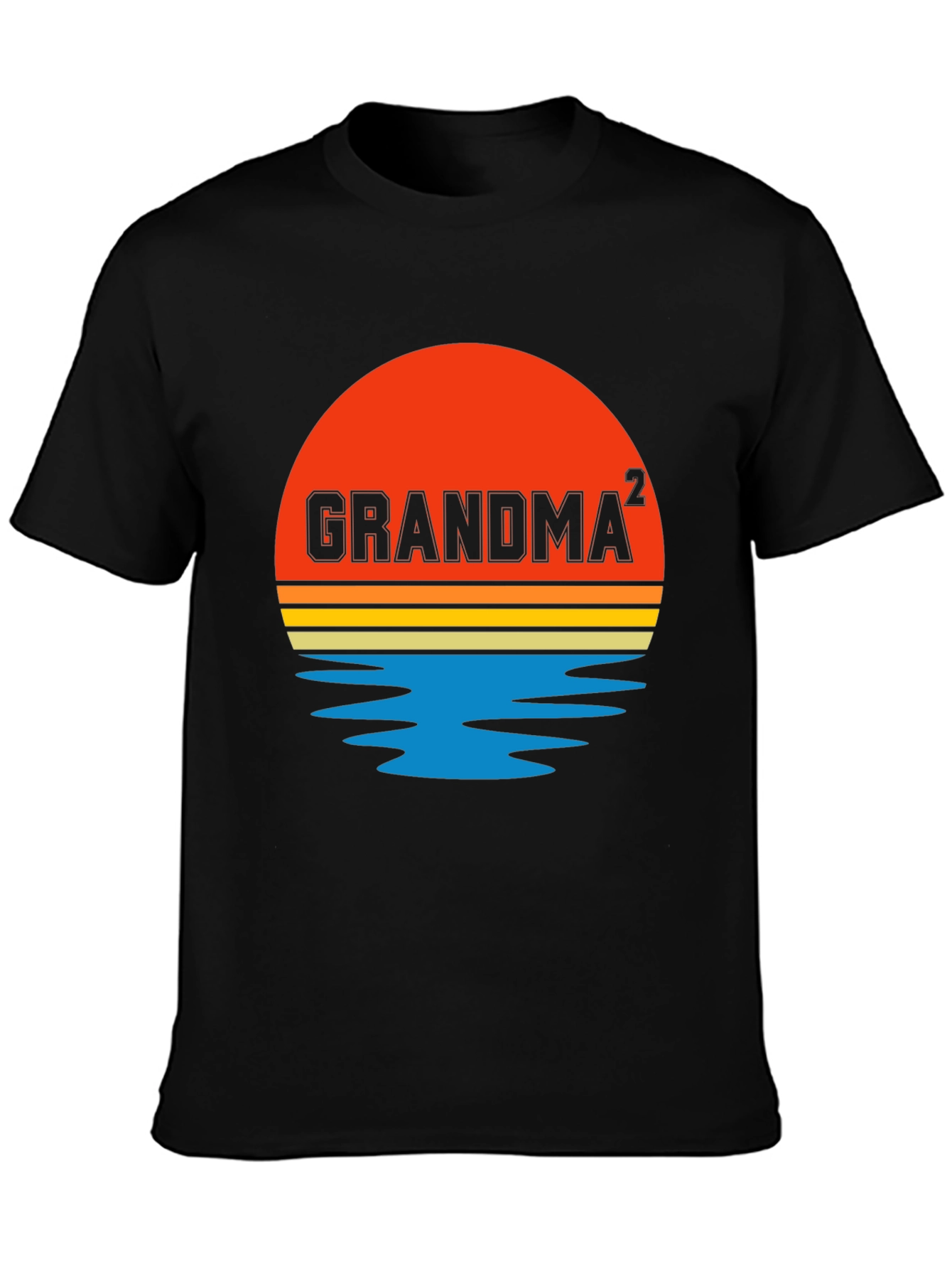 Grandma Squared Sunset Graphic T-Shirt