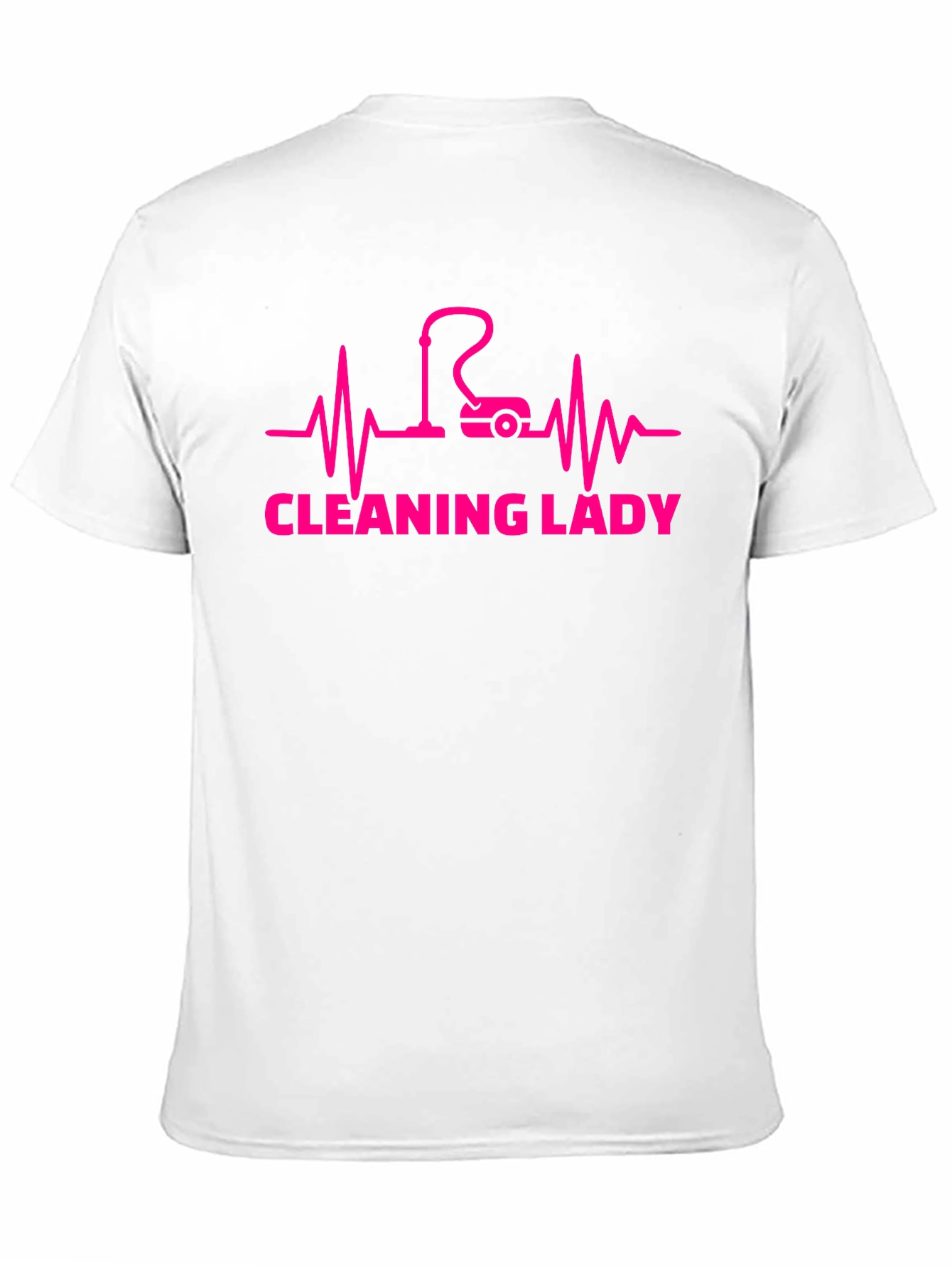 Cleaning Lady Heartbeat Graphic Tee - Black