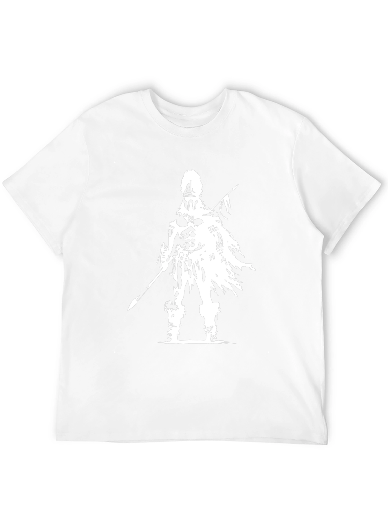 Warrior Graphic T-Shirt - Black Cotton Tee