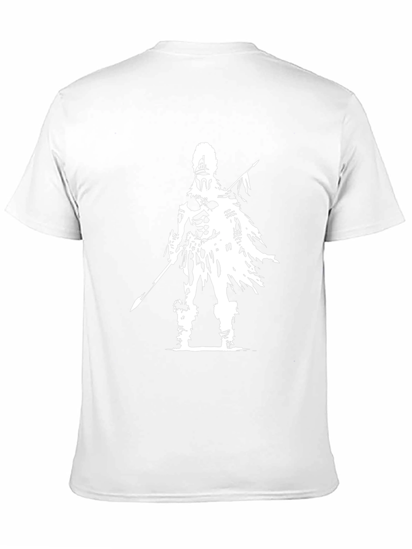 Warrior Graphic T-Shirt - Black Cotton Tee