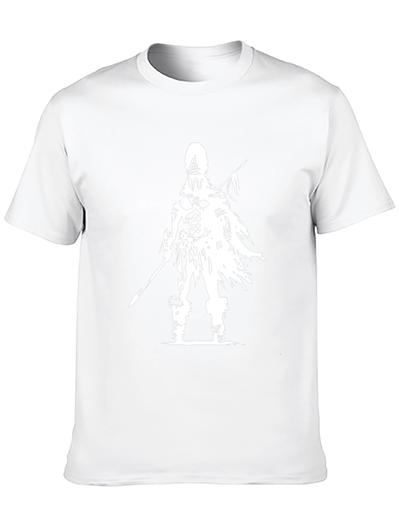 Warrior Graphic T-Shirt - Black Cotton Tee