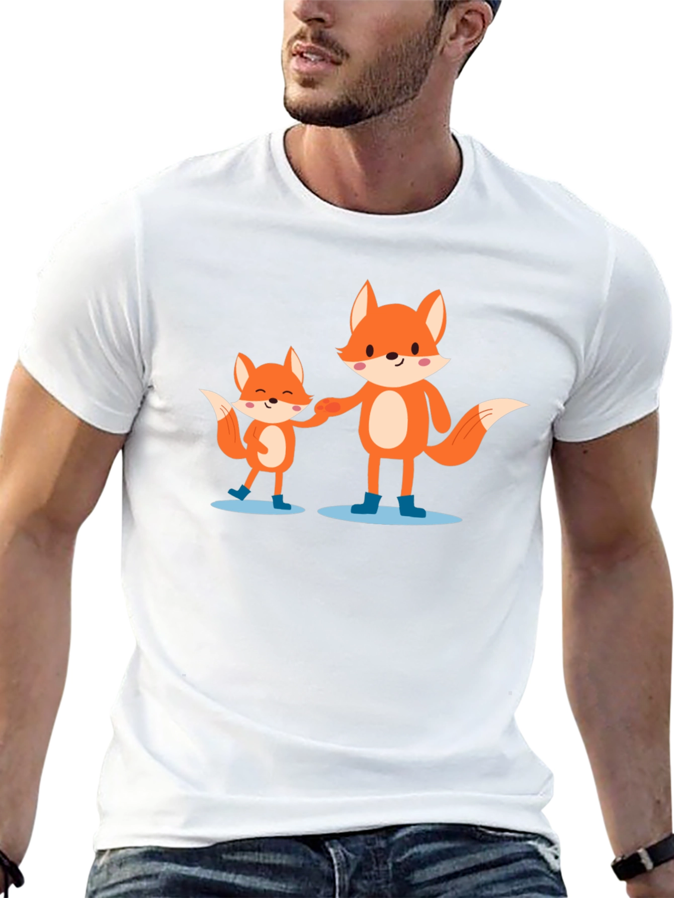 Daddy & Me Fox T-Shirt - Matching Cute Tee