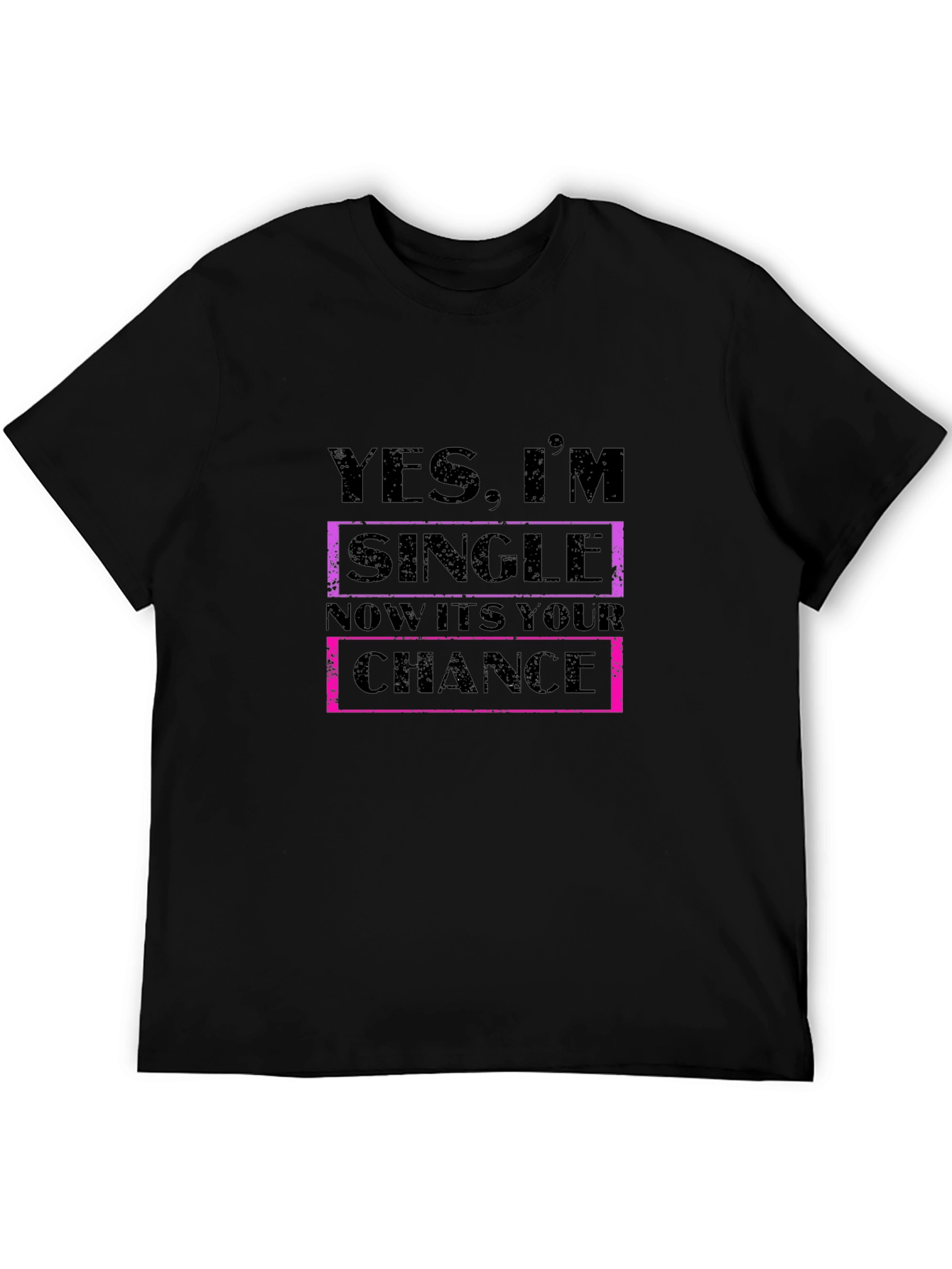 Single & Ready T-Shirt - Black Novelty Tee