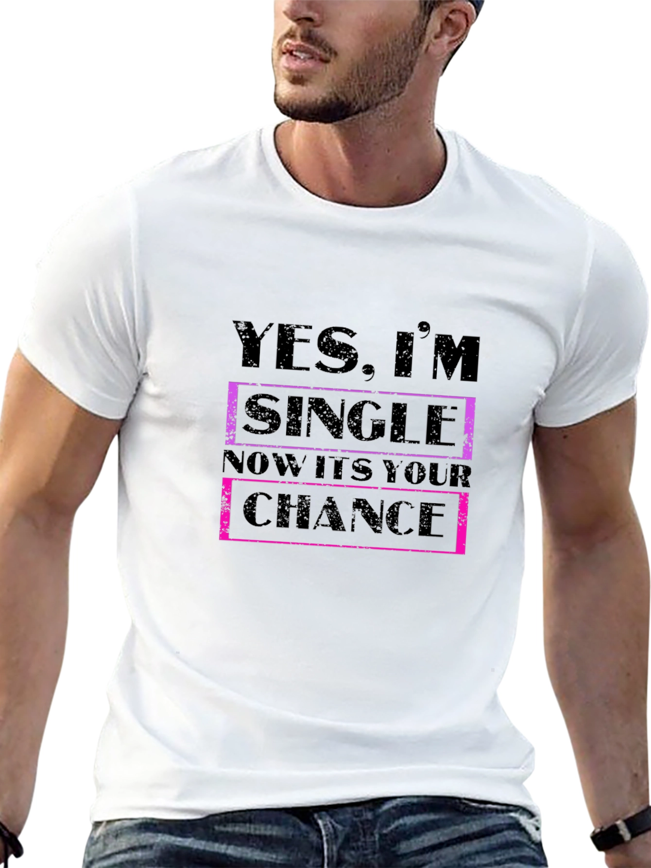 Single & Ready T-Shirt - Black Novelty Tee
