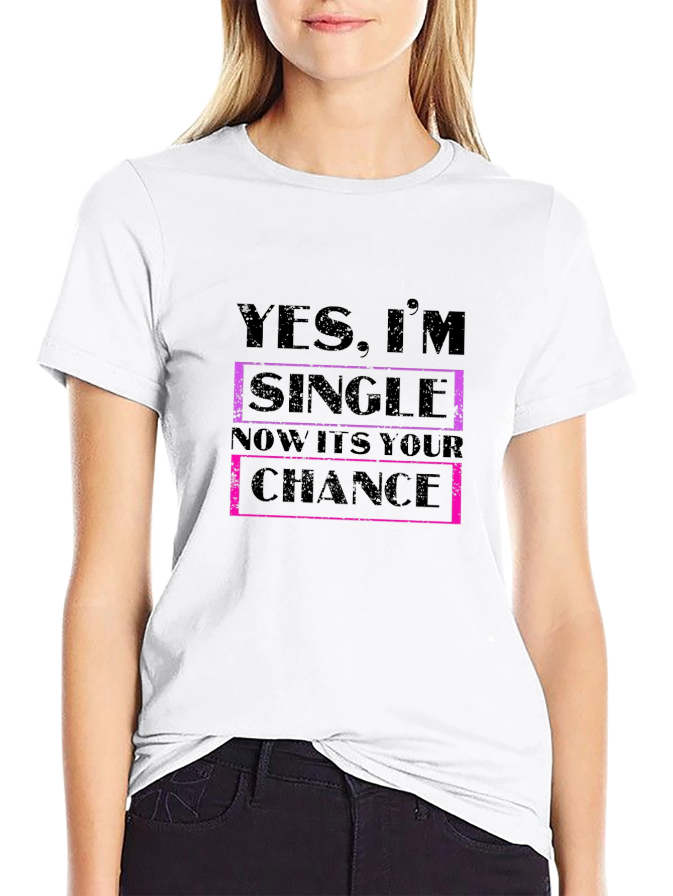 Single & Ready T-Shirt - Black Novelty Tee
