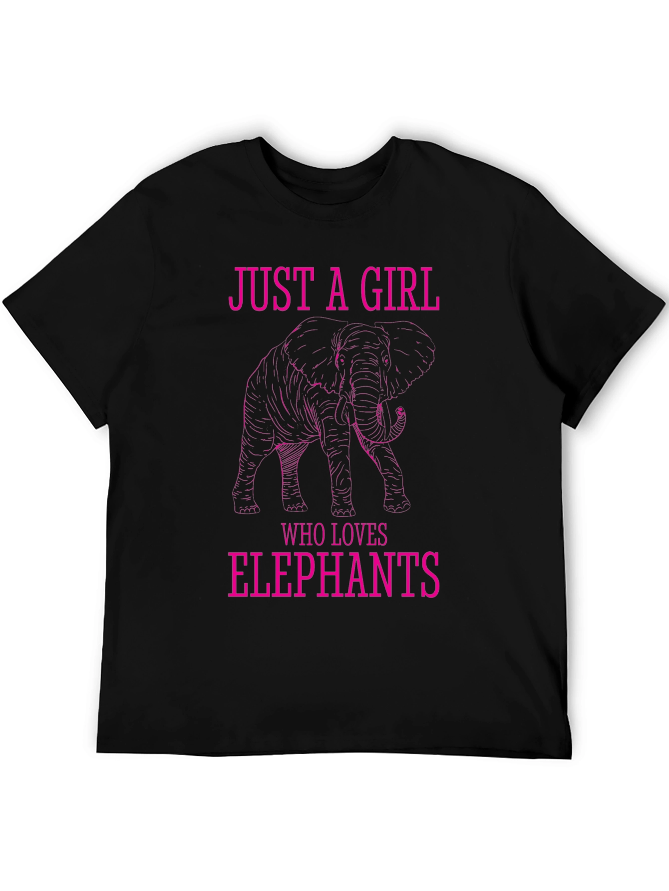 Just a Girl Who Loves Elephants T-Shirt