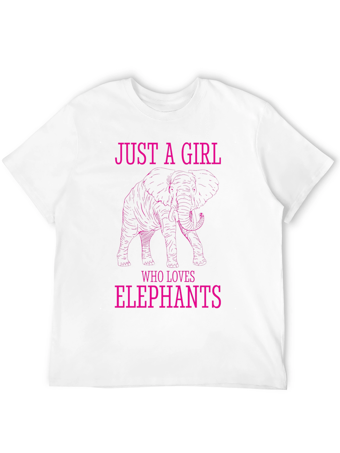 Just a Girl Who Loves Elephants T-Shirt