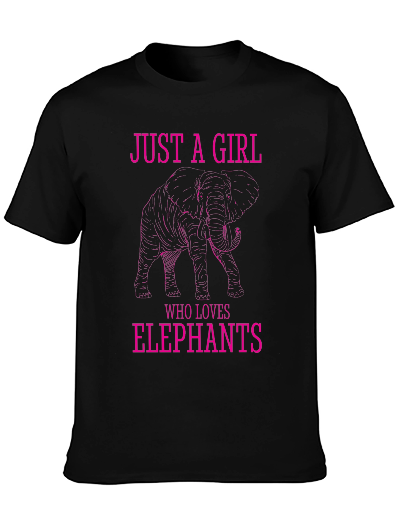 Just a Girl Who Loves Elephants T-Shirt