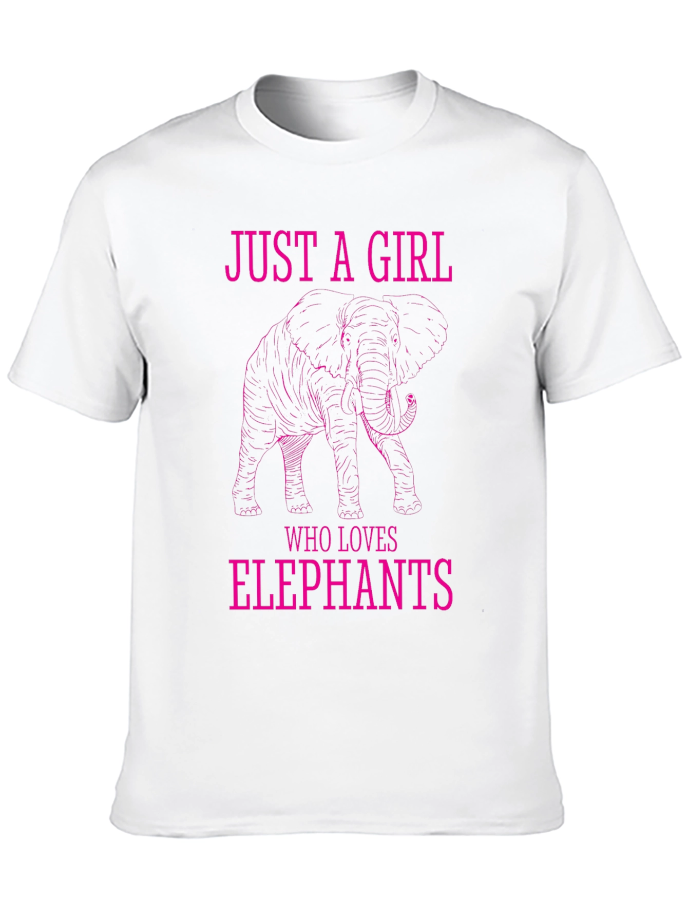 Just a Girl Who Loves Elephants T-Shirt