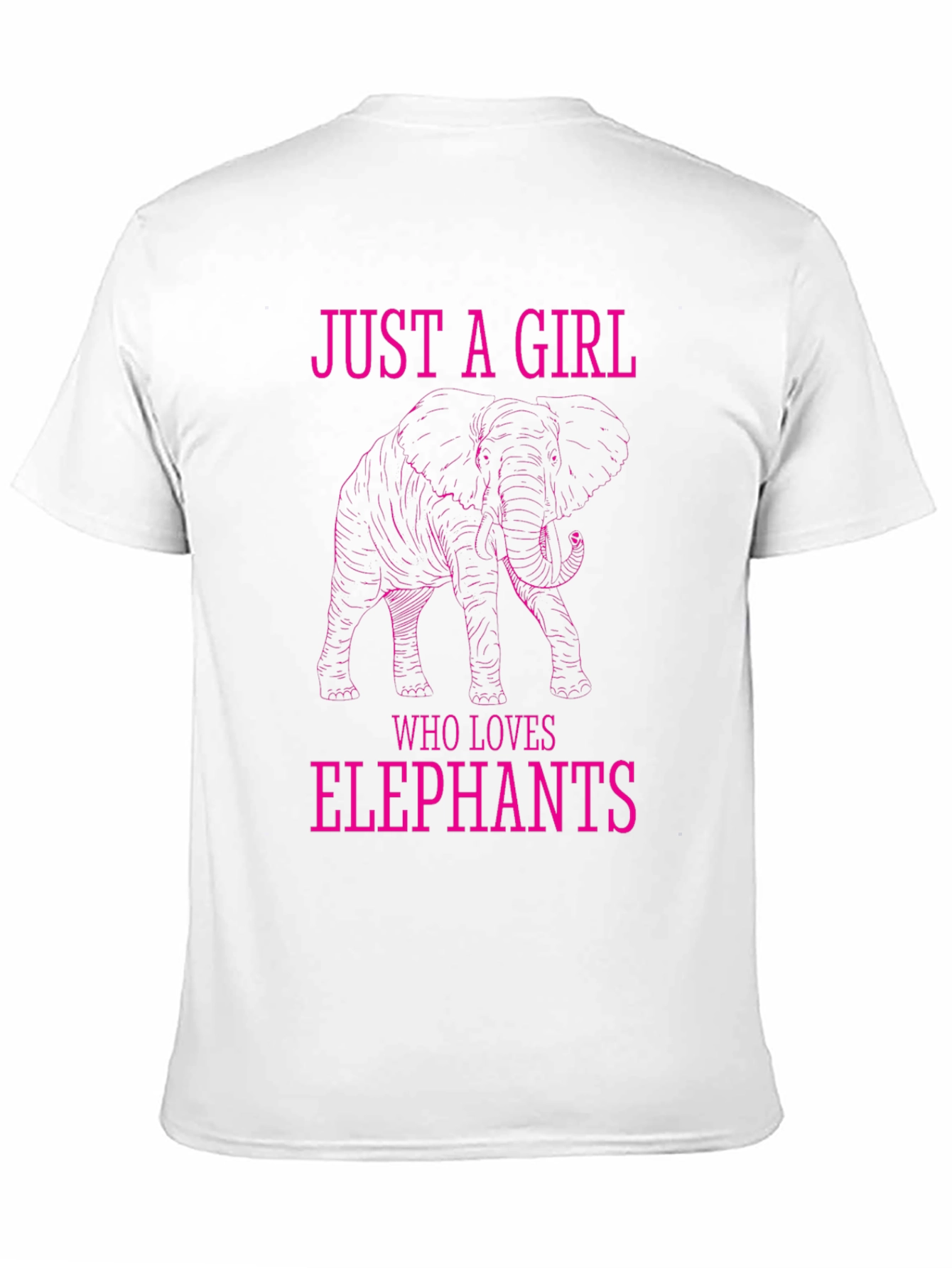 Just a Girl Who Loves Elephants T-Shirt