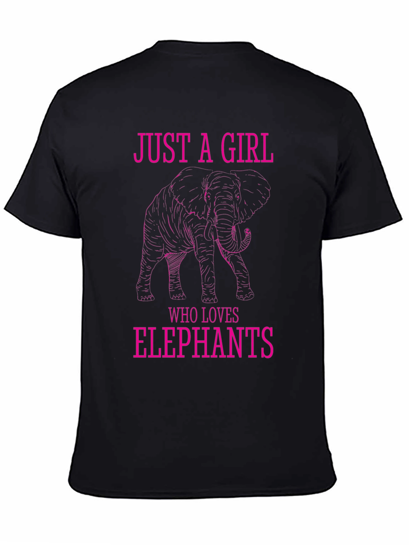 Just a Girl Who Loves Elephants T-Shirt