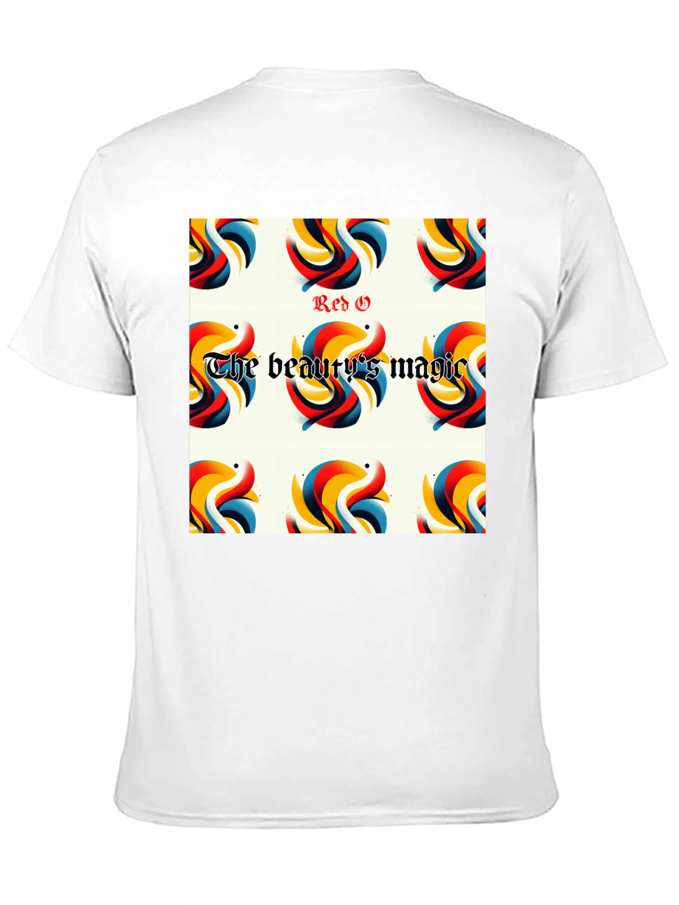 Red G The Beautys Magic Black T-Shirt