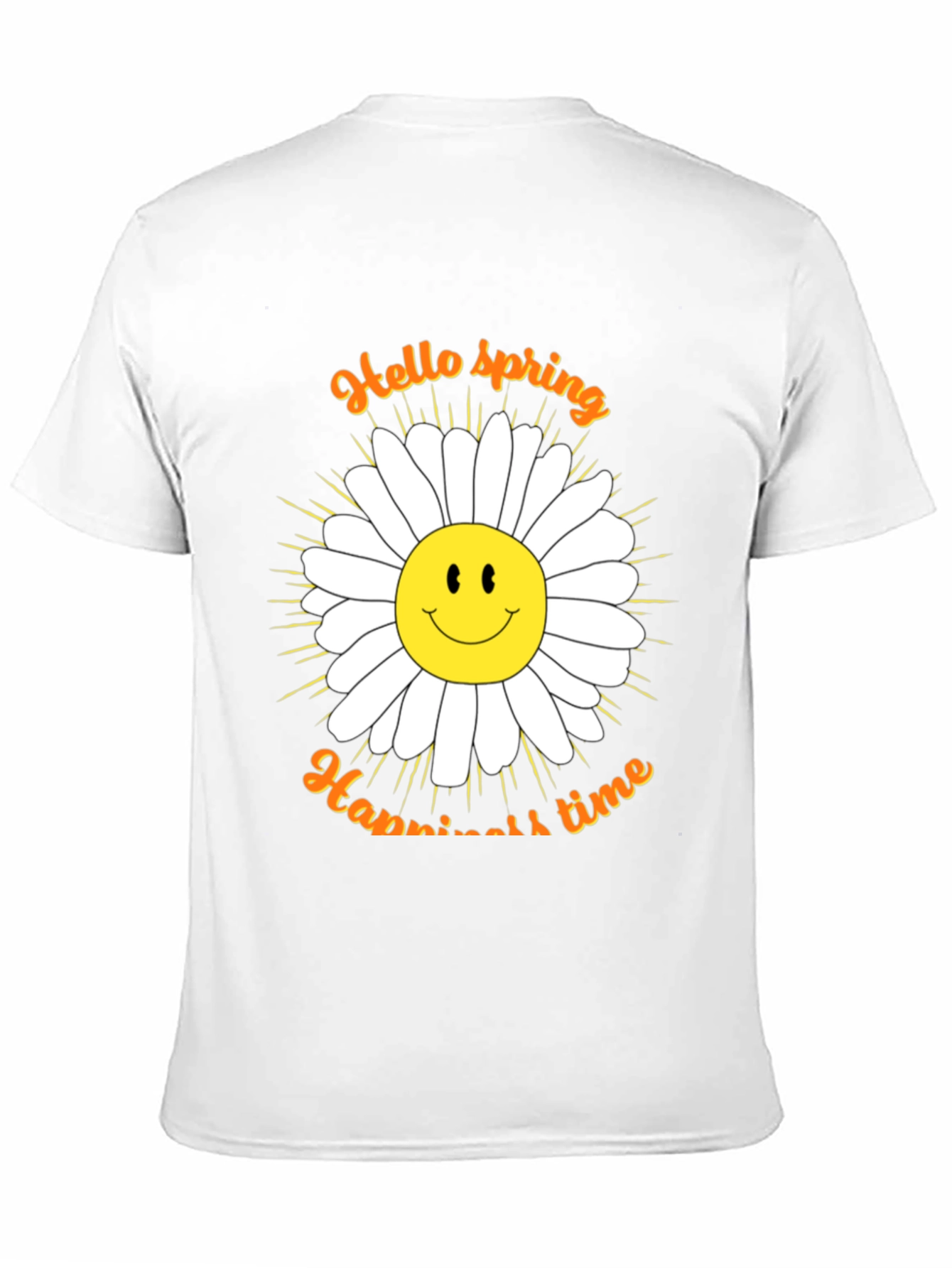 Hello Spring Daisy T-Shirt - Happiness Time