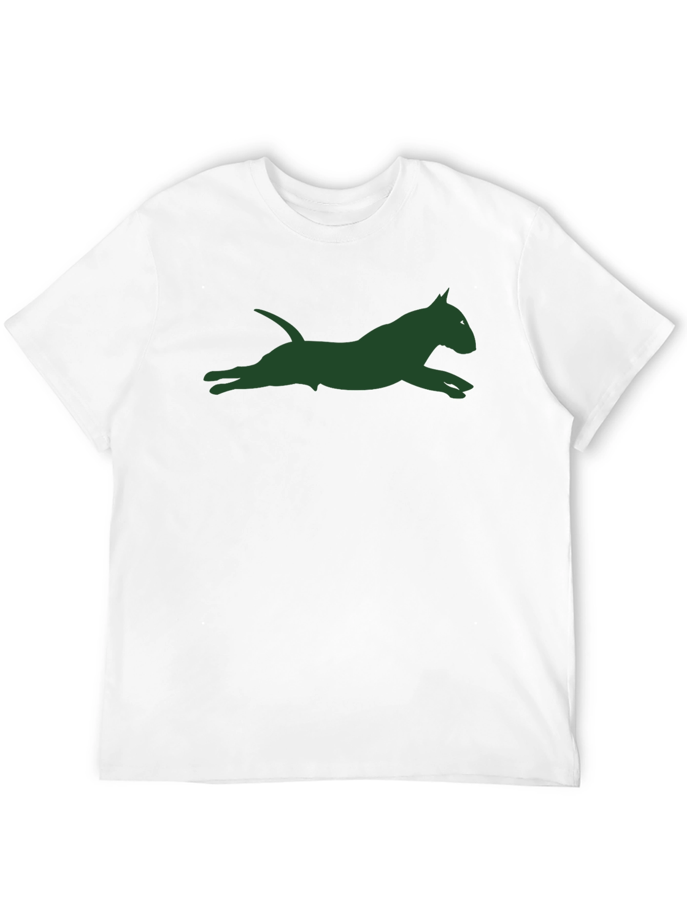 Dog Silhouette Graphic Tee - Unisex Black T-Shirt