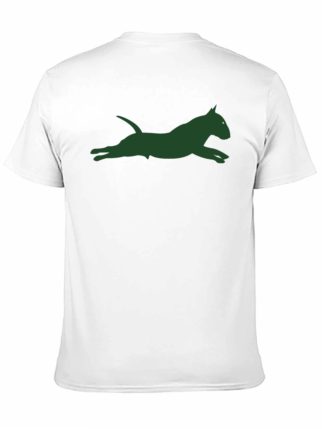 Dog Silhouette Graphic Tee - Unisex Black T-Shirt