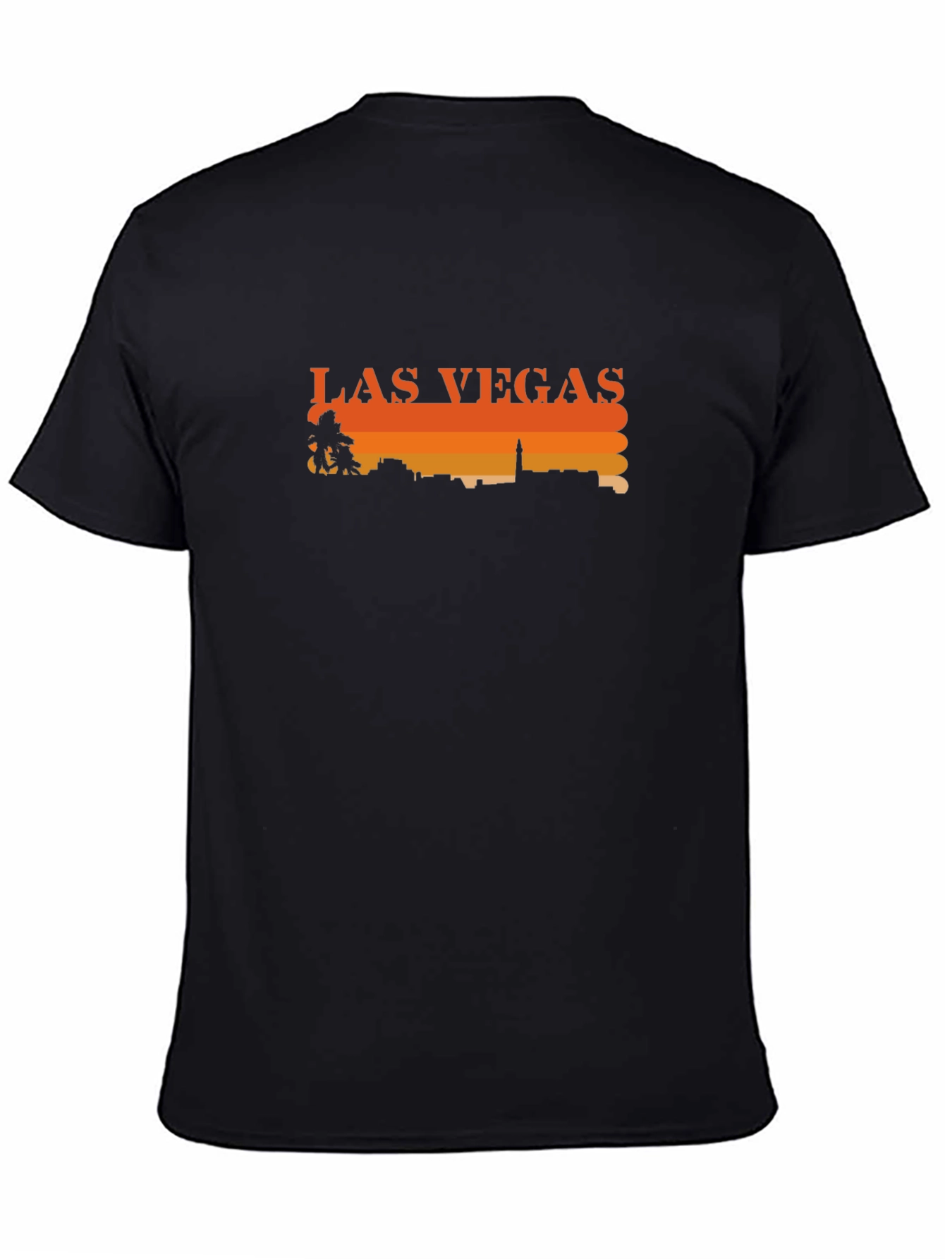 Las Vegas Skyline Graphic Tee - Retro Style T-Shirt