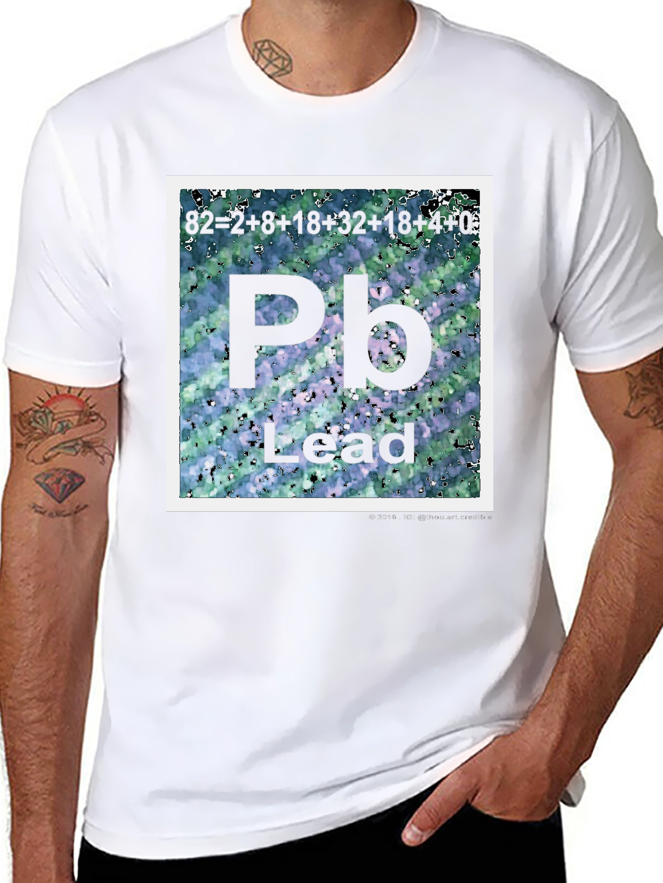 Lead Periodic Table Element T-Shirt