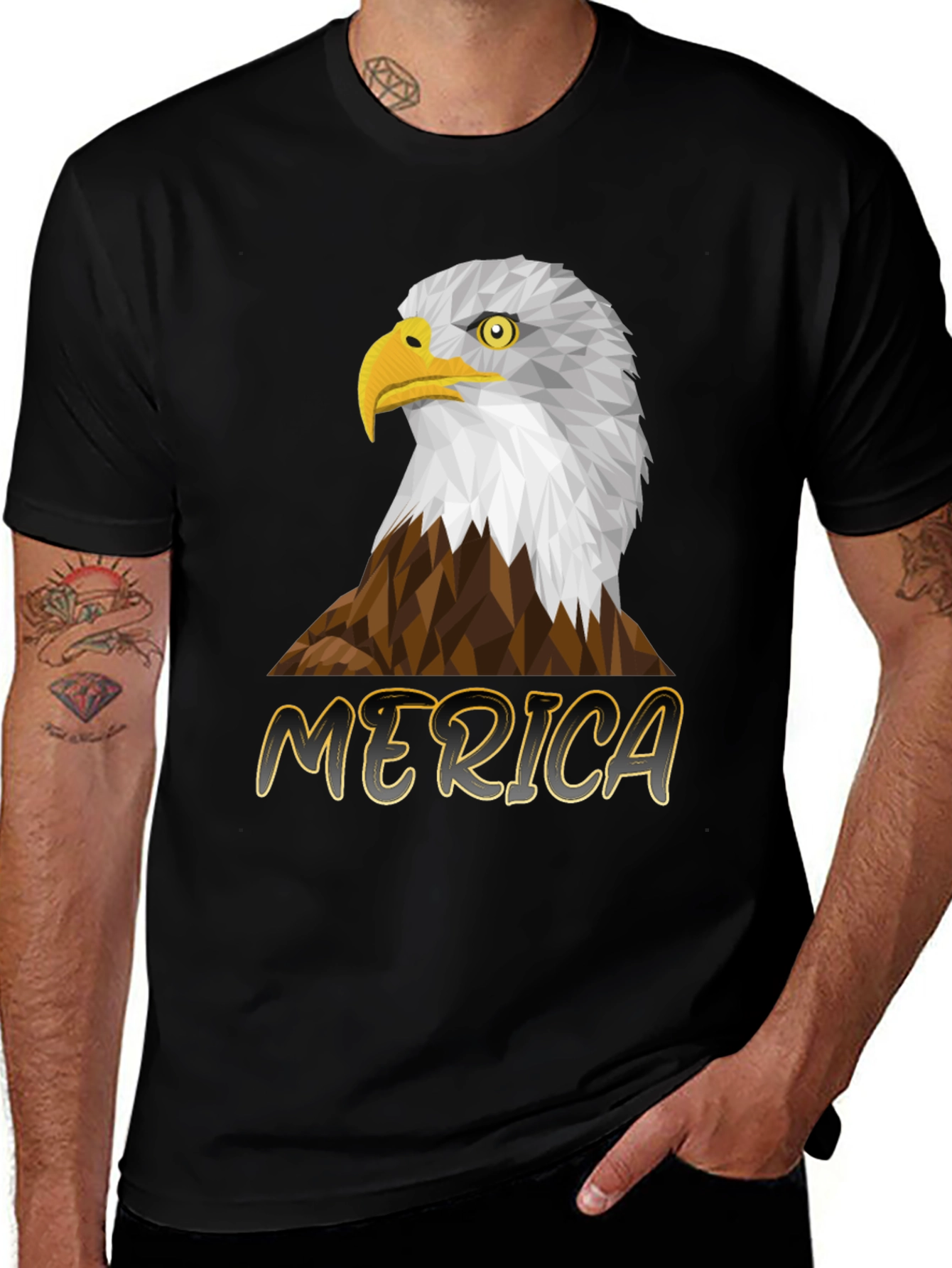 American Eagle Geometric Graphic T-Shirt