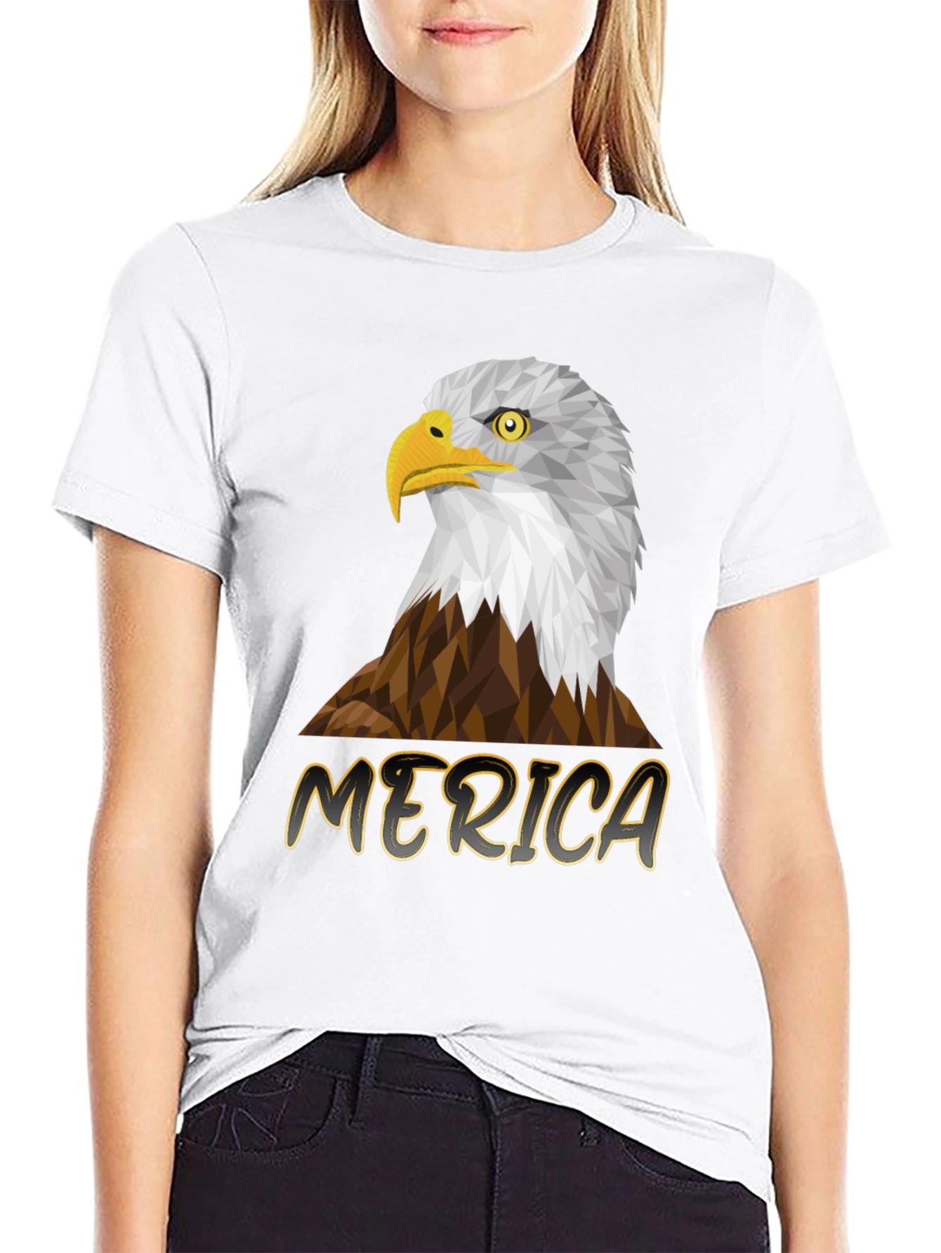 American Eagle Geometric Graphic T-Shirt