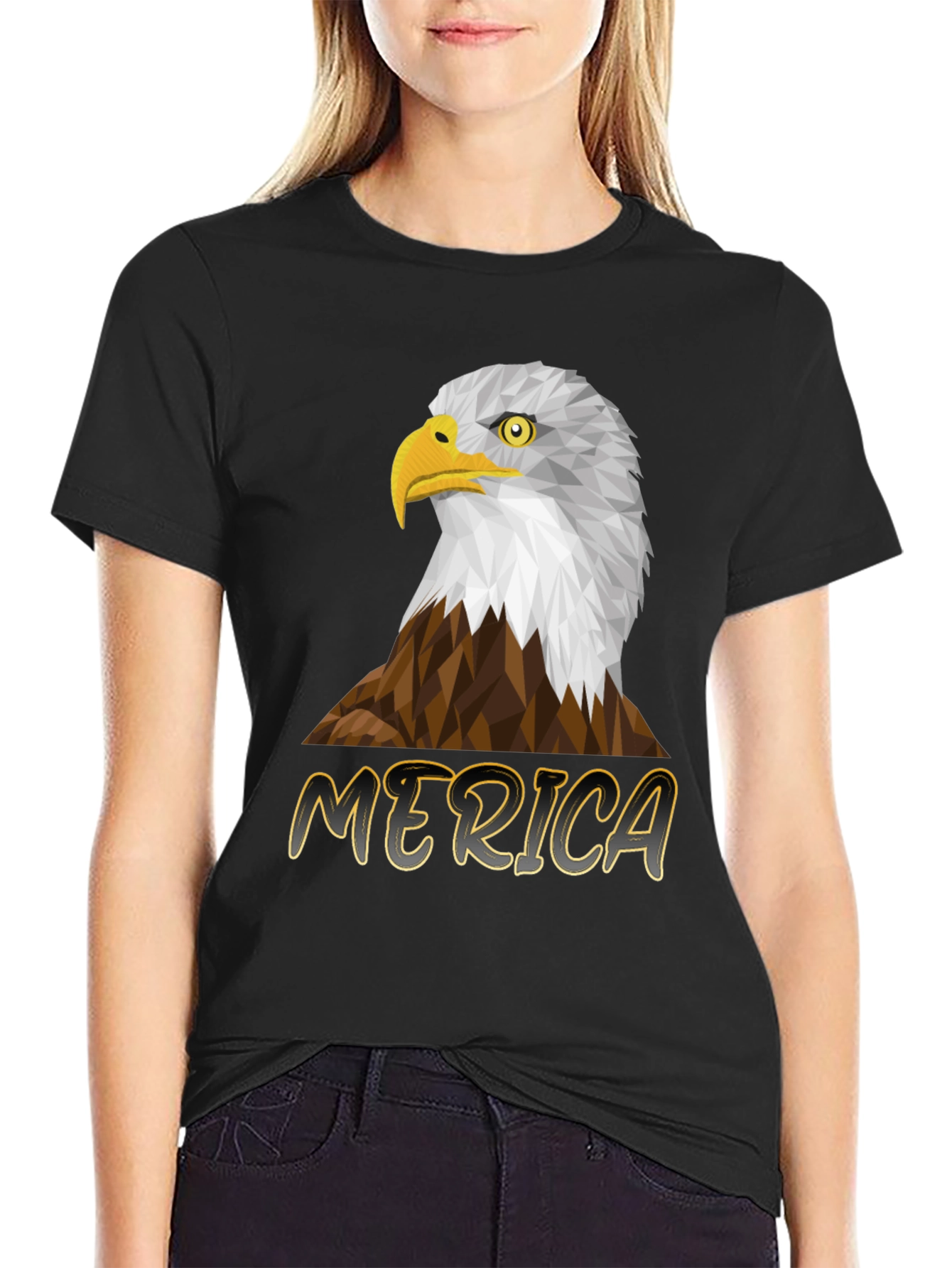 American Eagle Geometric Graphic T-Shirt