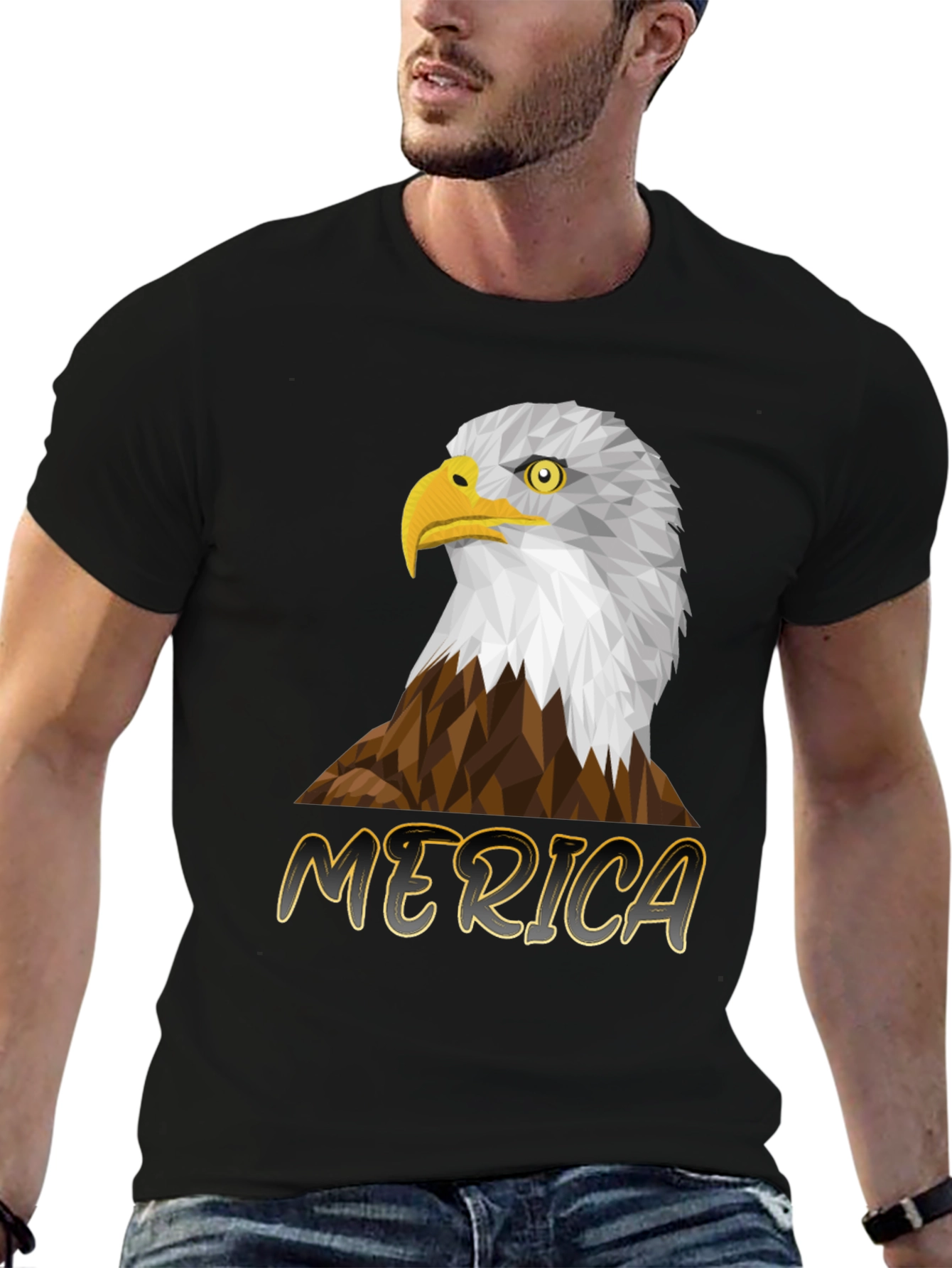 American Eagle Geometric Graphic T-Shirt