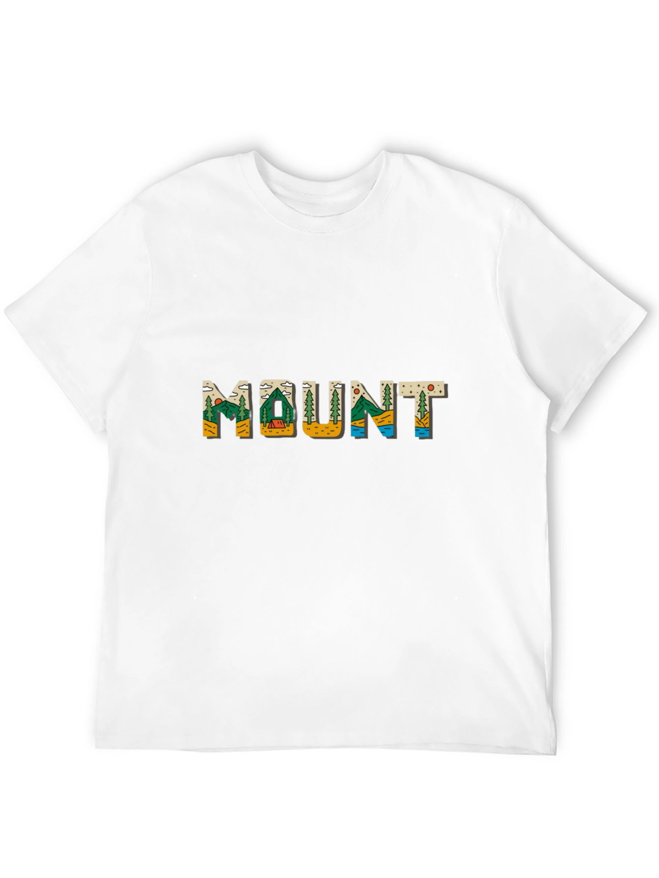 Mount Graphic Tee - Nature Inspired Black T-Shirt