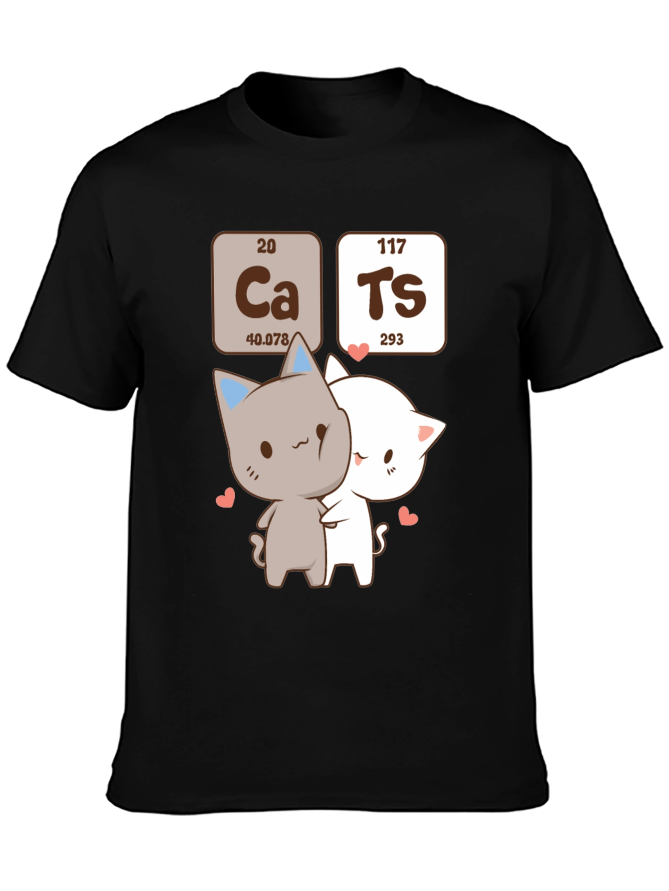 Cats Periodic Table T-Shirt - Chemistry Humor Tee