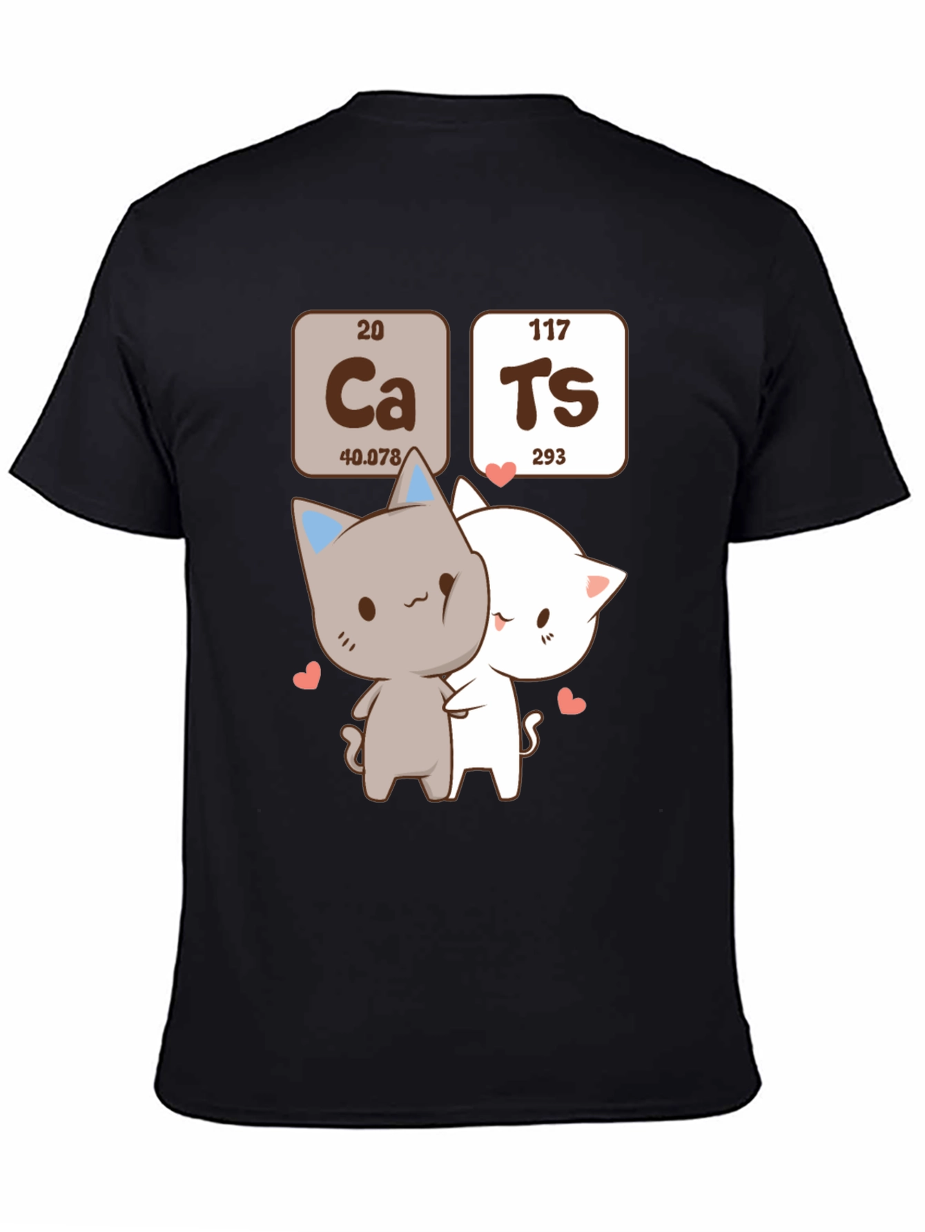 Cats Periodic Table T-Shirt - Chemistry Humor Tee