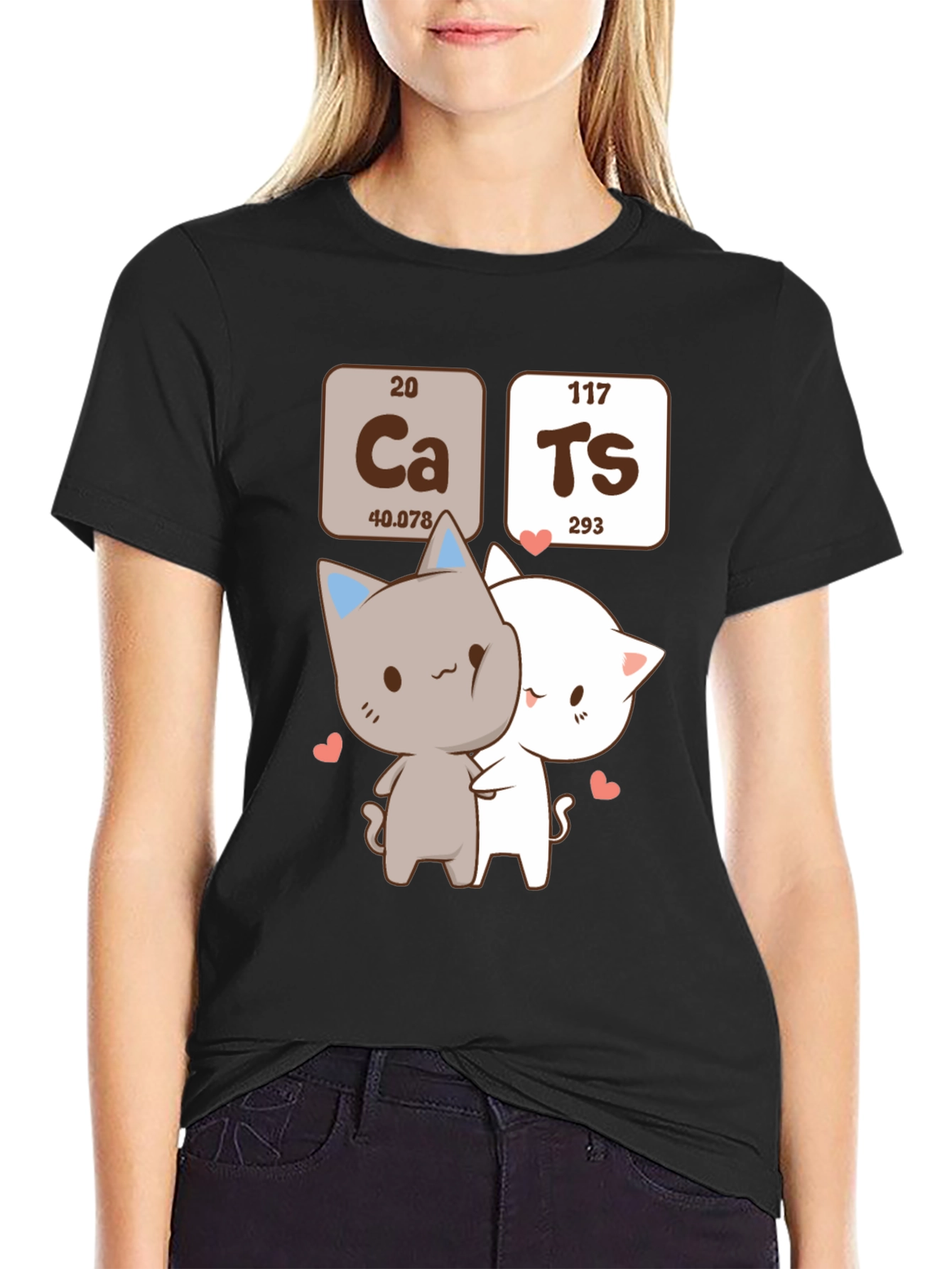 Cats Periodic Table T-Shirt - Chemistry Humor Tee