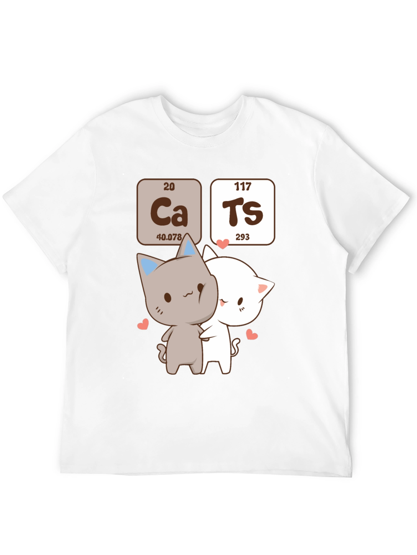 Cats Periodic Table T-Shirt - Chemistry Humor Tee