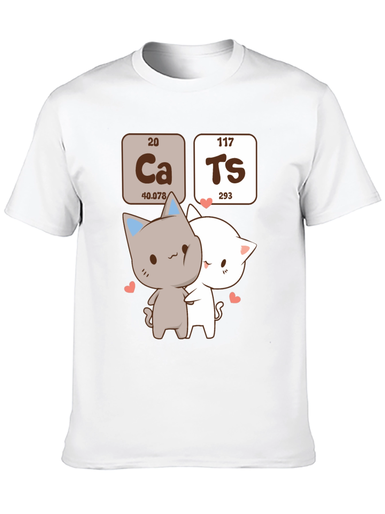 Cats Periodic Table T-Shirt - Chemistry Humor Tee