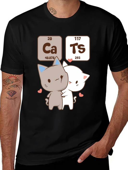 Cats Periodic Table T-Shirt - Chemistry Humor Tee