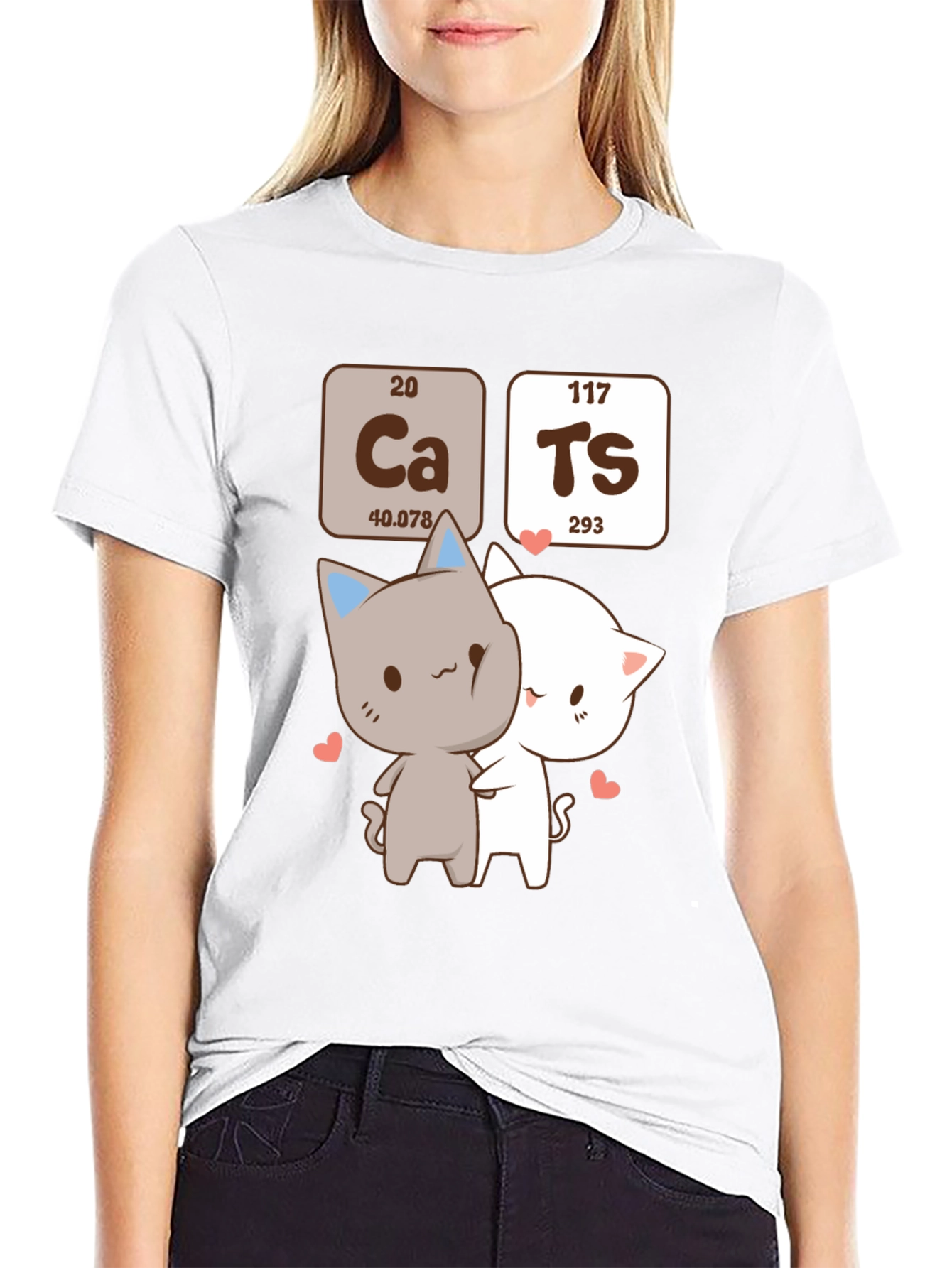 Cats Periodic Table T-Shirt - Chemistry Humor Tee