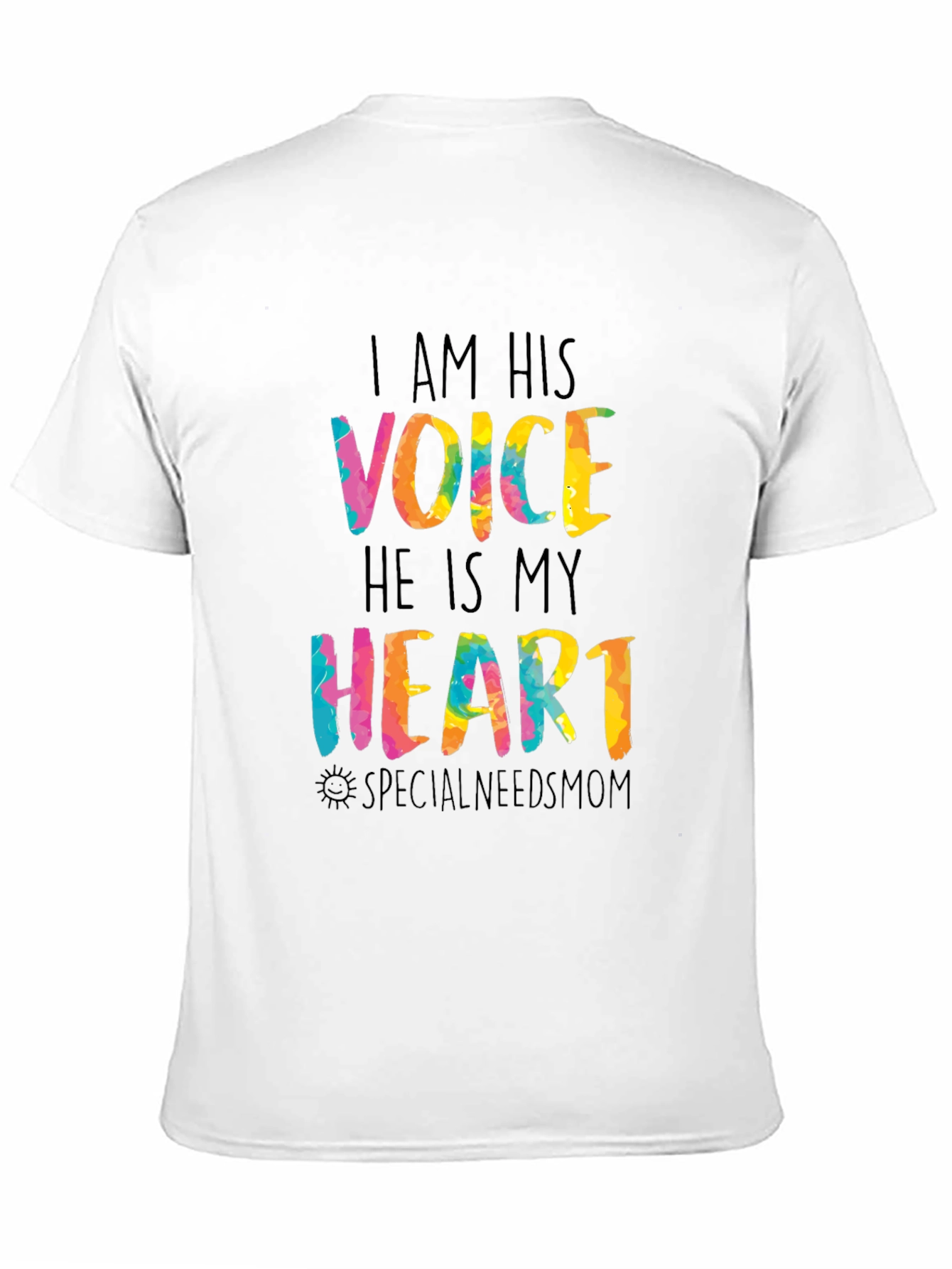 I Am His Voice Tee - Special Needs Mom