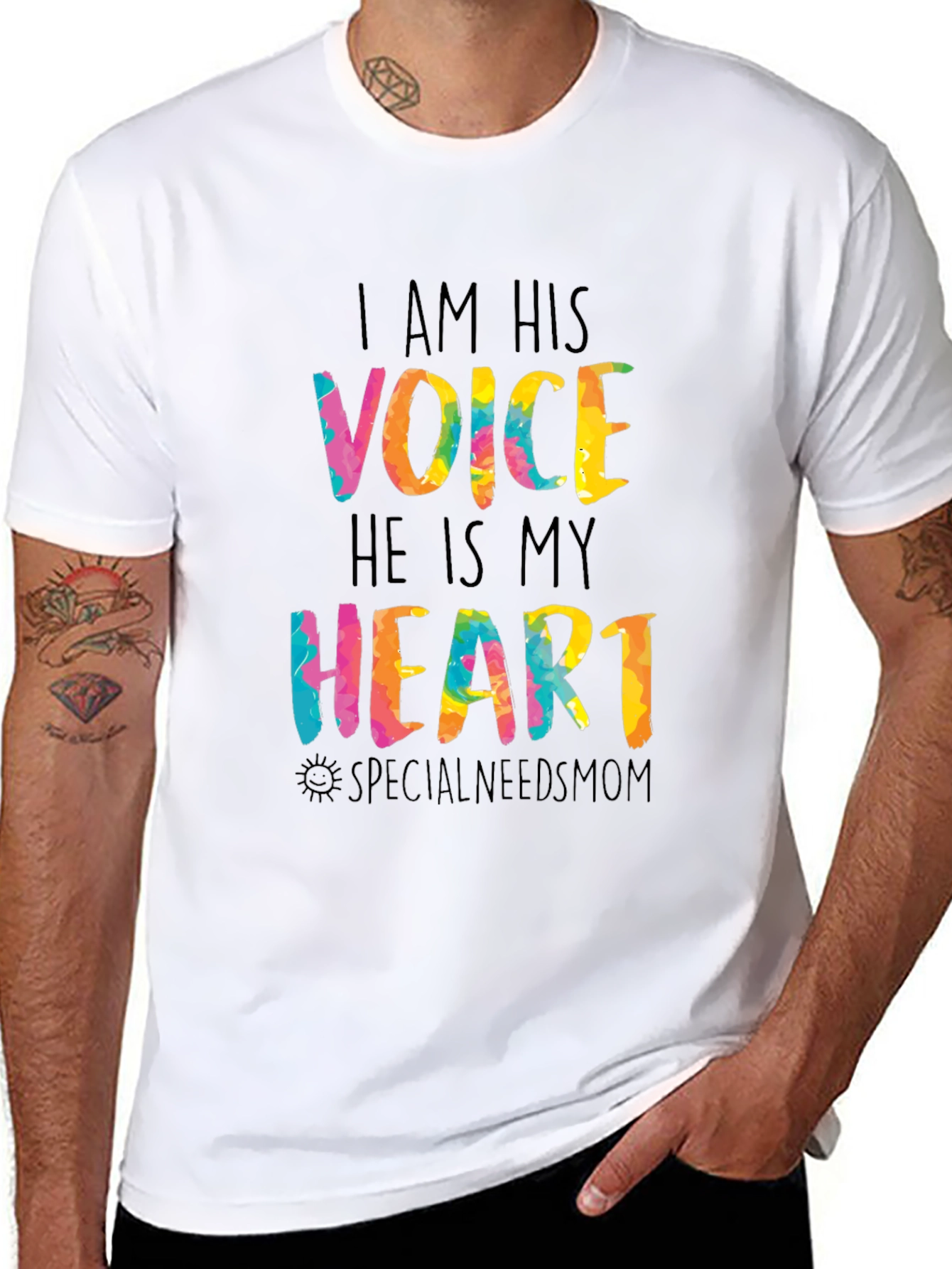 I Am His Voice Tee - Special Needs Mom