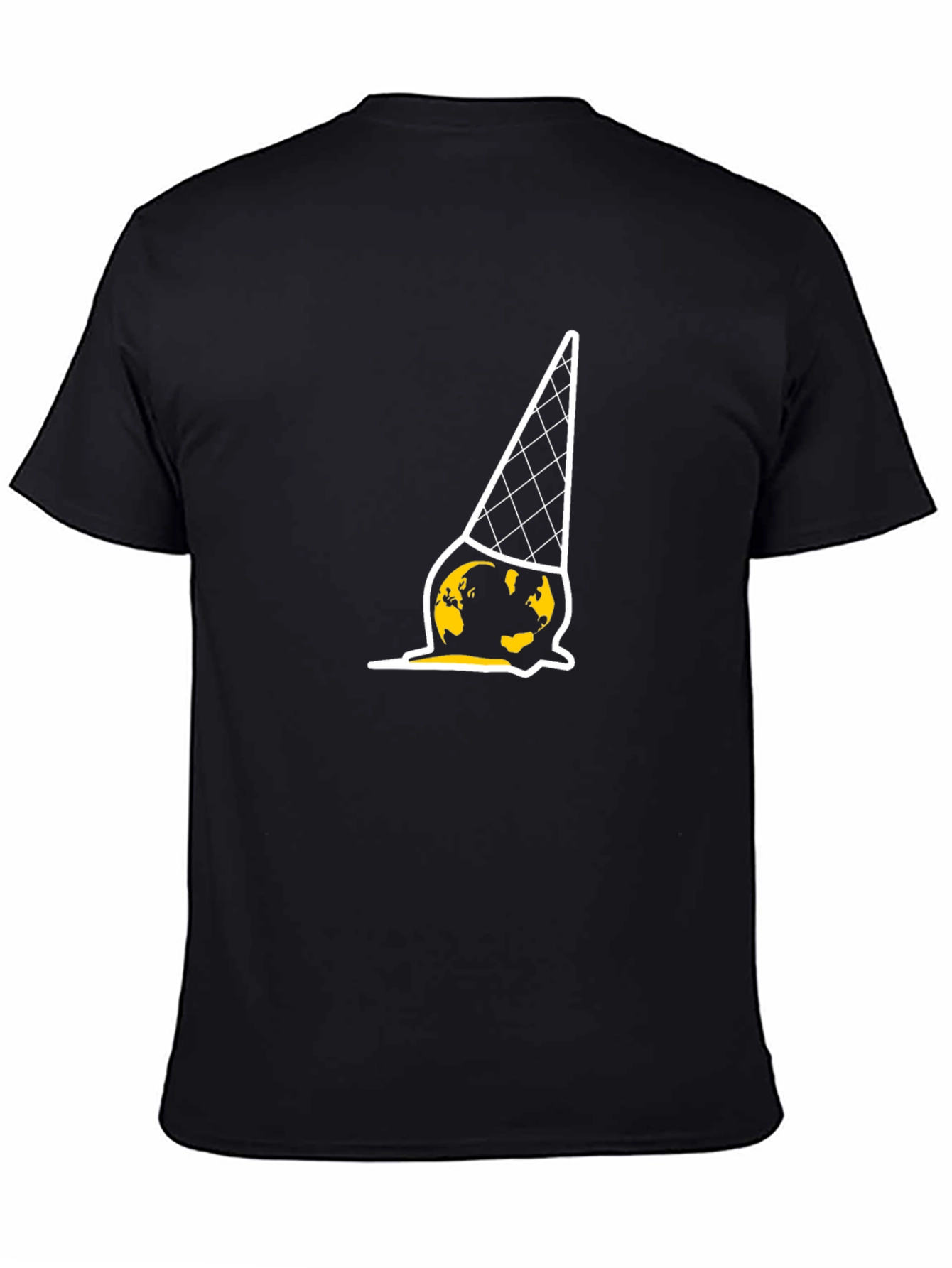 Melting Earth Ice Cream T-Shirt - Global Warming Awareness