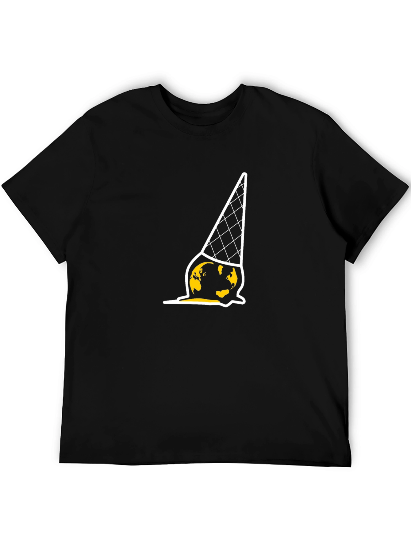 Melting Earth Ice Cream T-Shirt - Global Warming Awareness