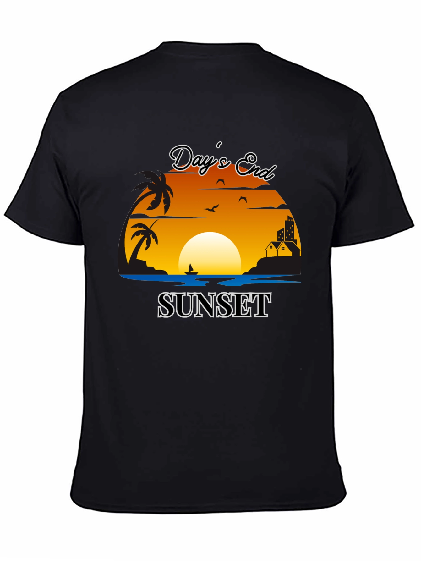 Days End Sunset Graphic Tee