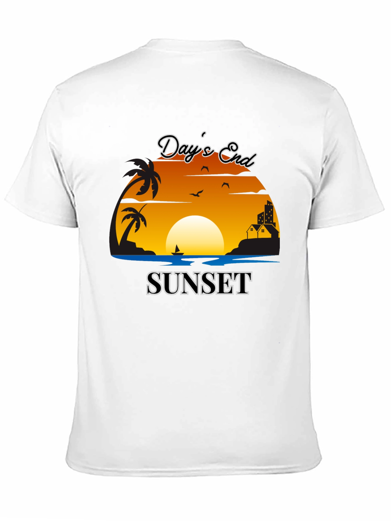 Days End Sunset Graphic Tee