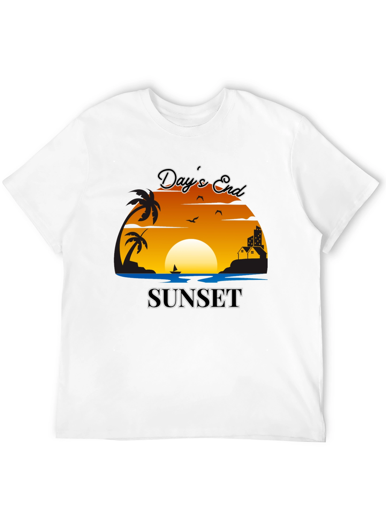 Days End Sunset Graphic Tee