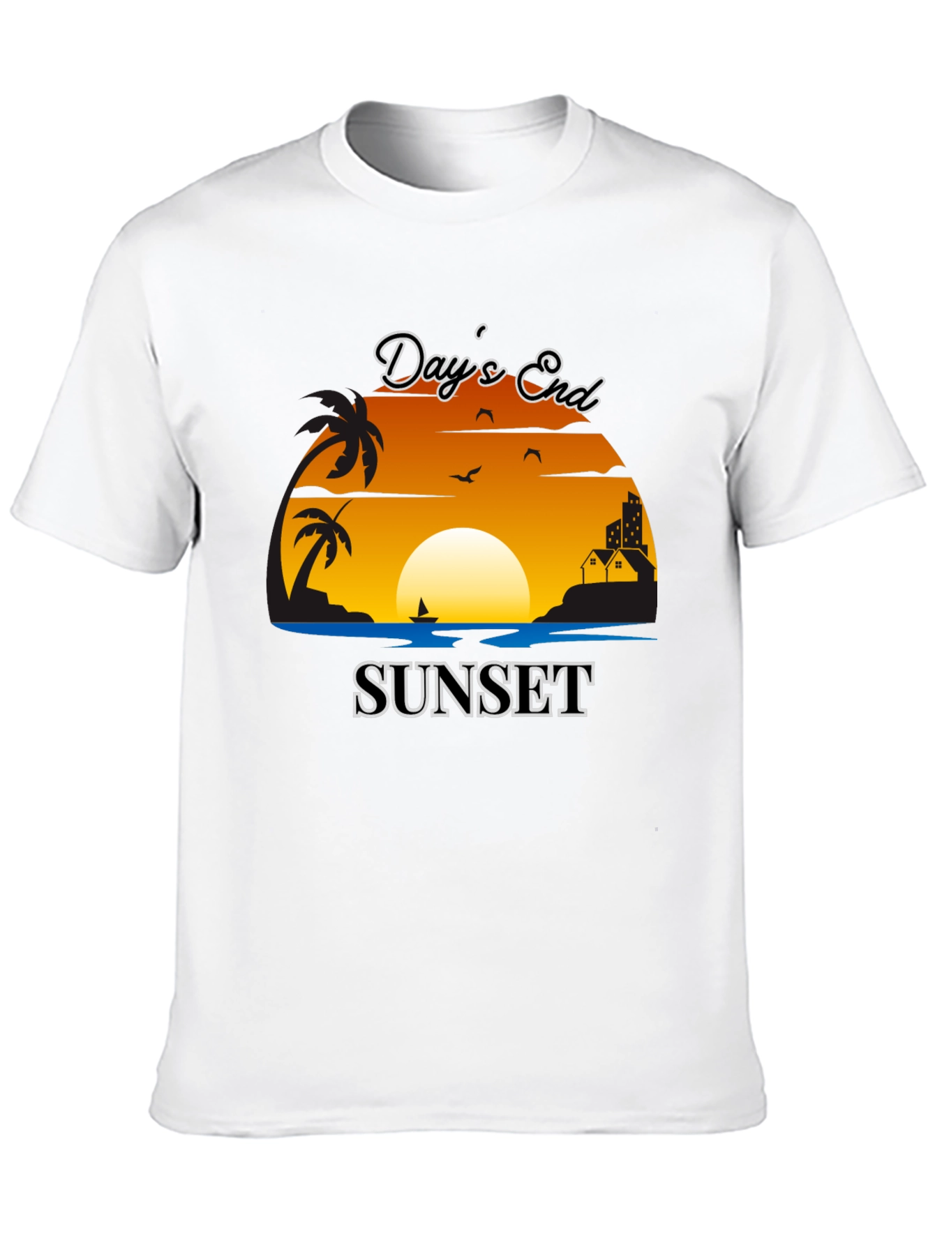 Days End Sunset Graphic Tee