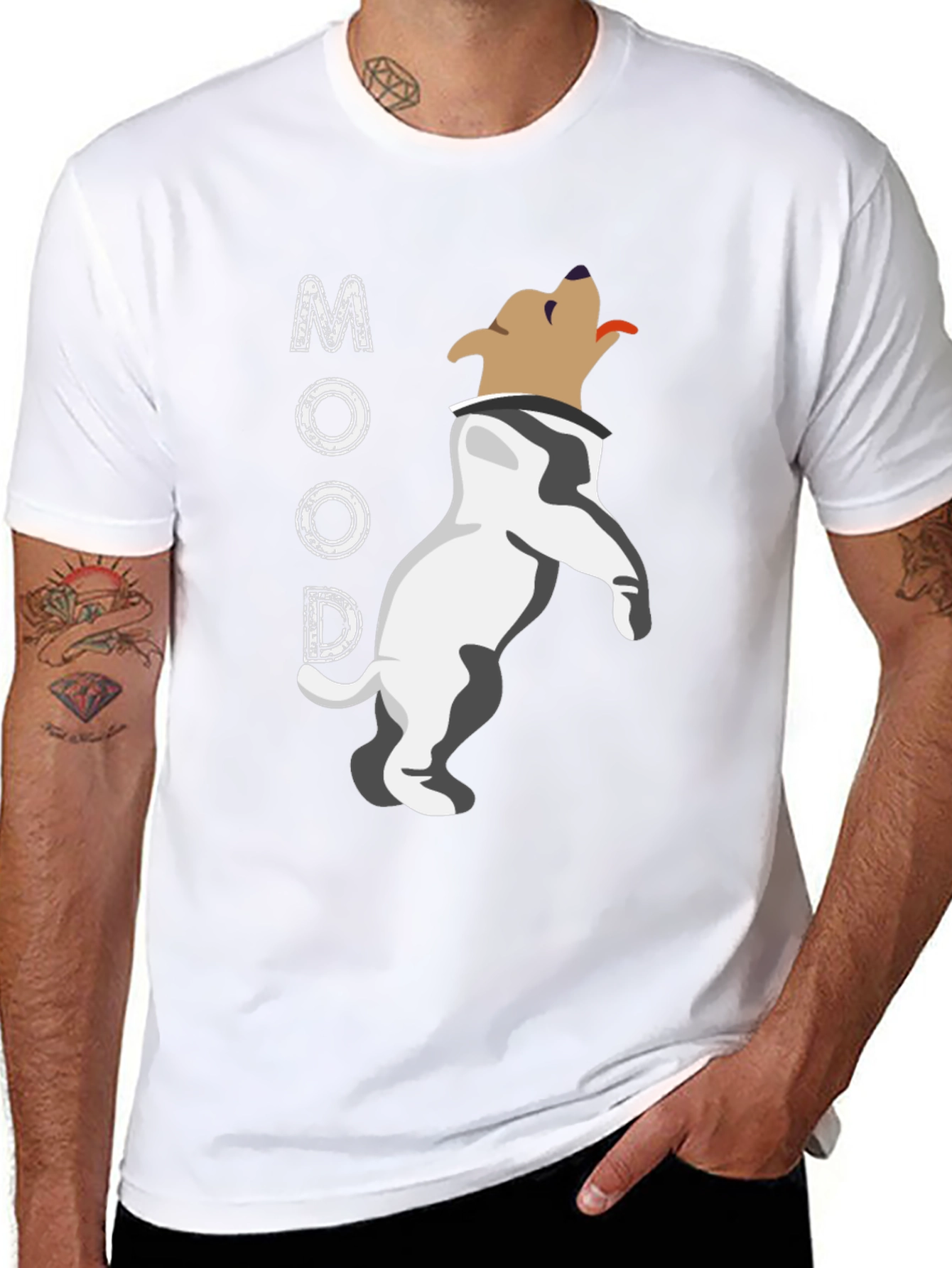 Mood Dog Graphic Tee - Comfortable Casual Wear