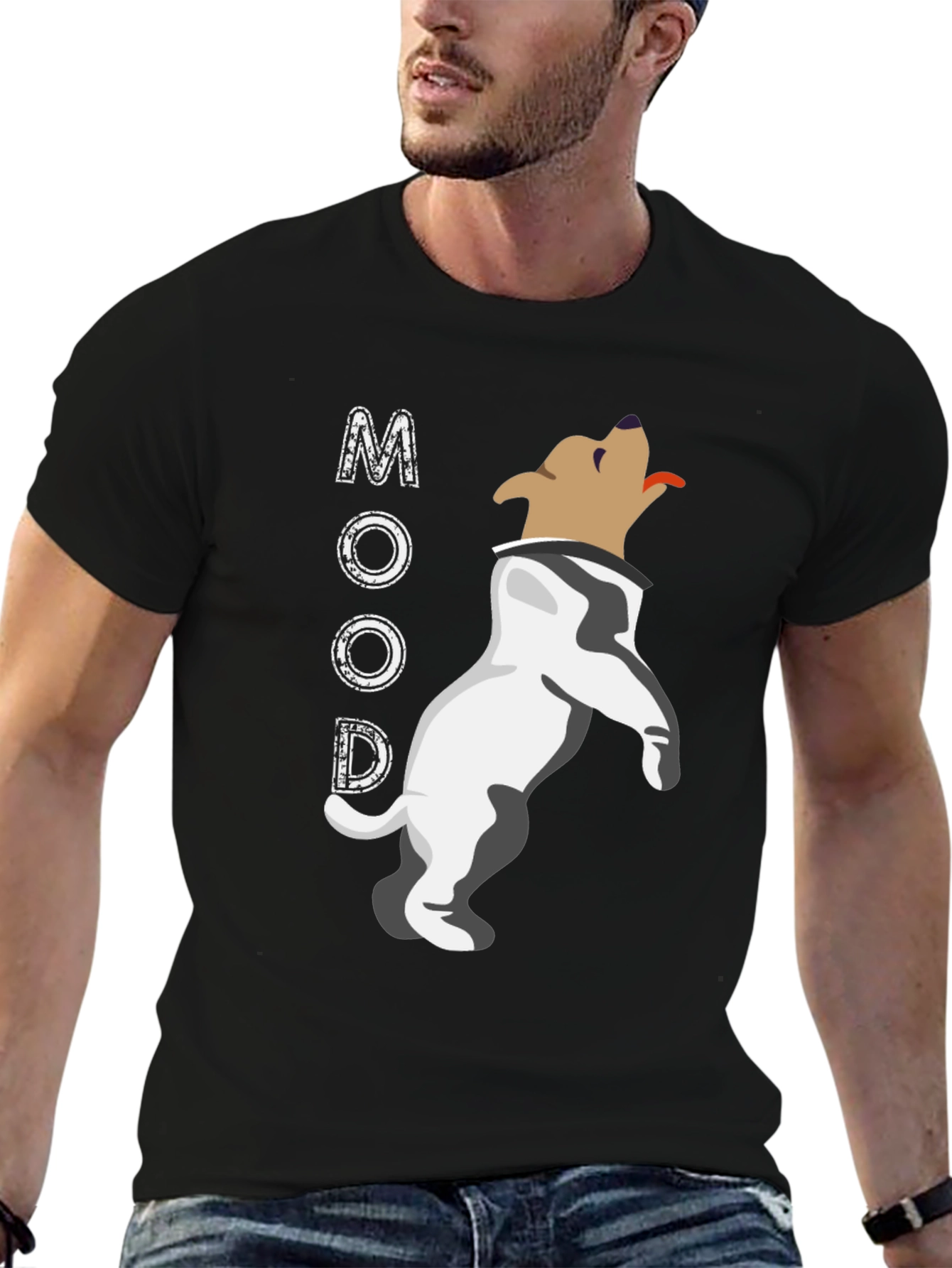 Mood Dog Graphic Tee - Comfortable Casual Wear