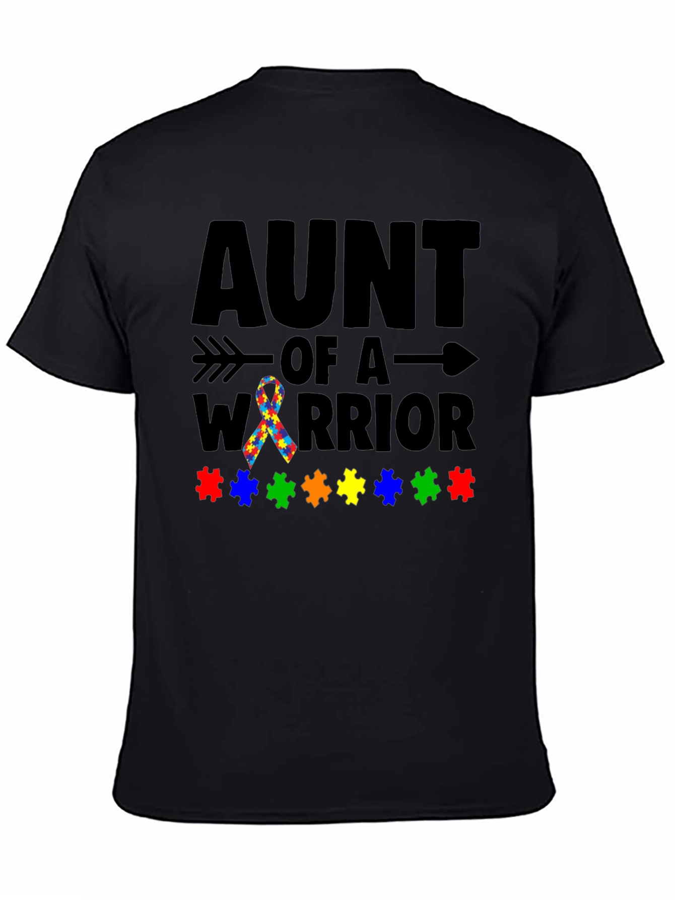 Aunt of a Warrior Autism Awareness T-Shirt
